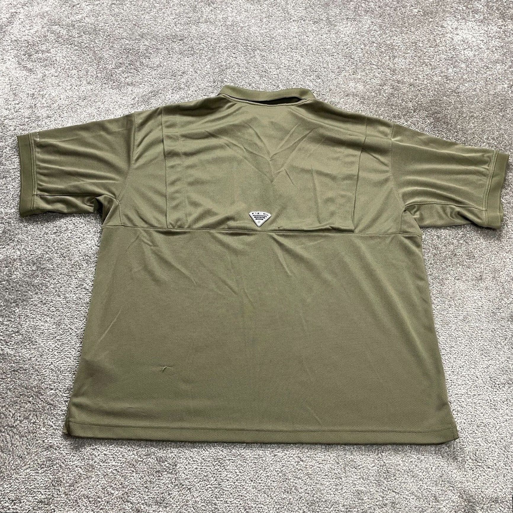 Vintage Columbia PFG Omni-Shade Polo Shirt Mens 2XL Short Sleeve Brown Outdoor Activewear Polo Shirt Mens XXL Brown Columbia PFG Omni-Shade Shirts Polo Size US XXL / EU 58 / 5 - 2 Thumbnail