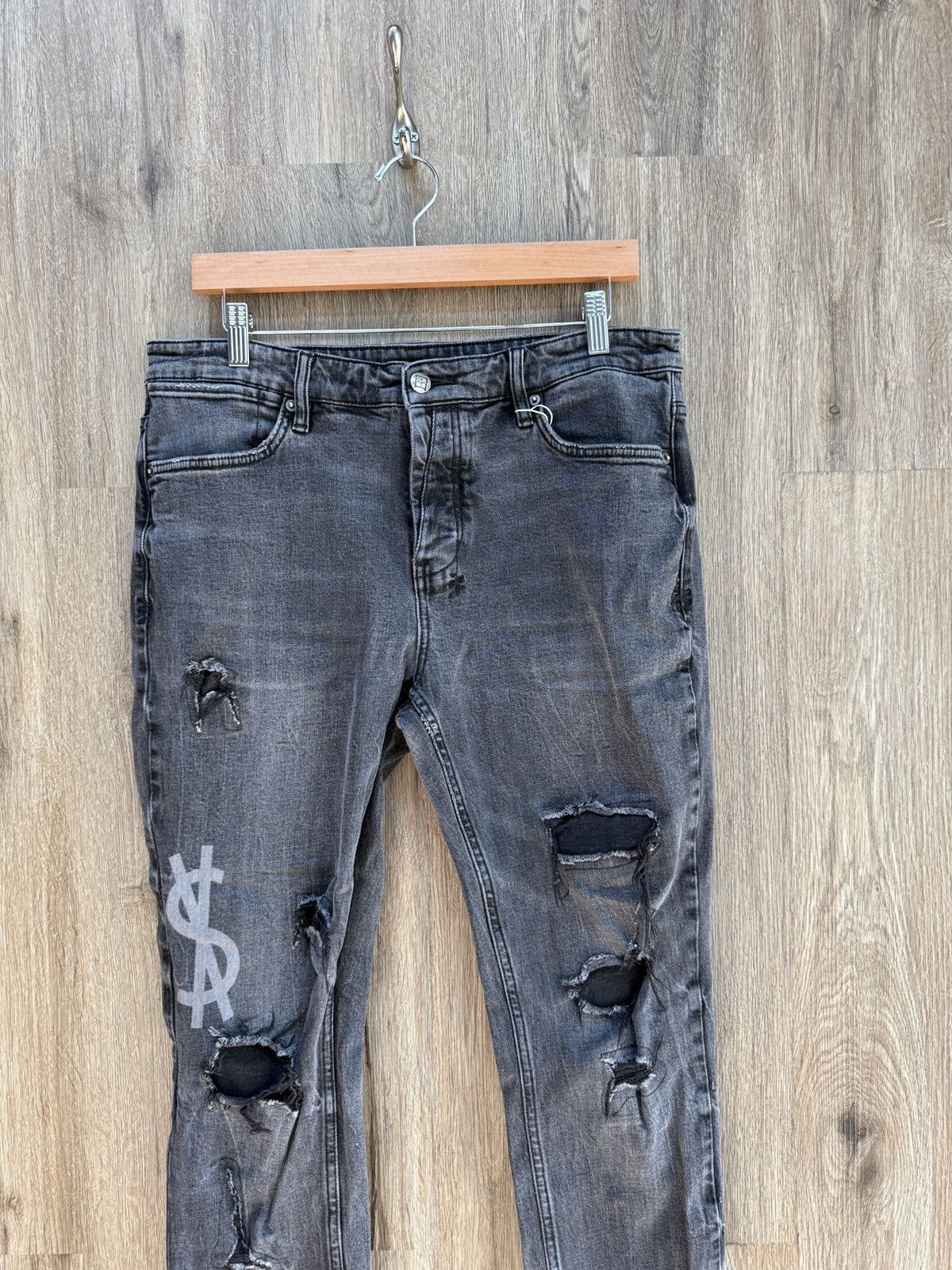 Ksubi Ksubi Grey Denim Jeans Size US 36 / EU 52 - 2 Thumbnail