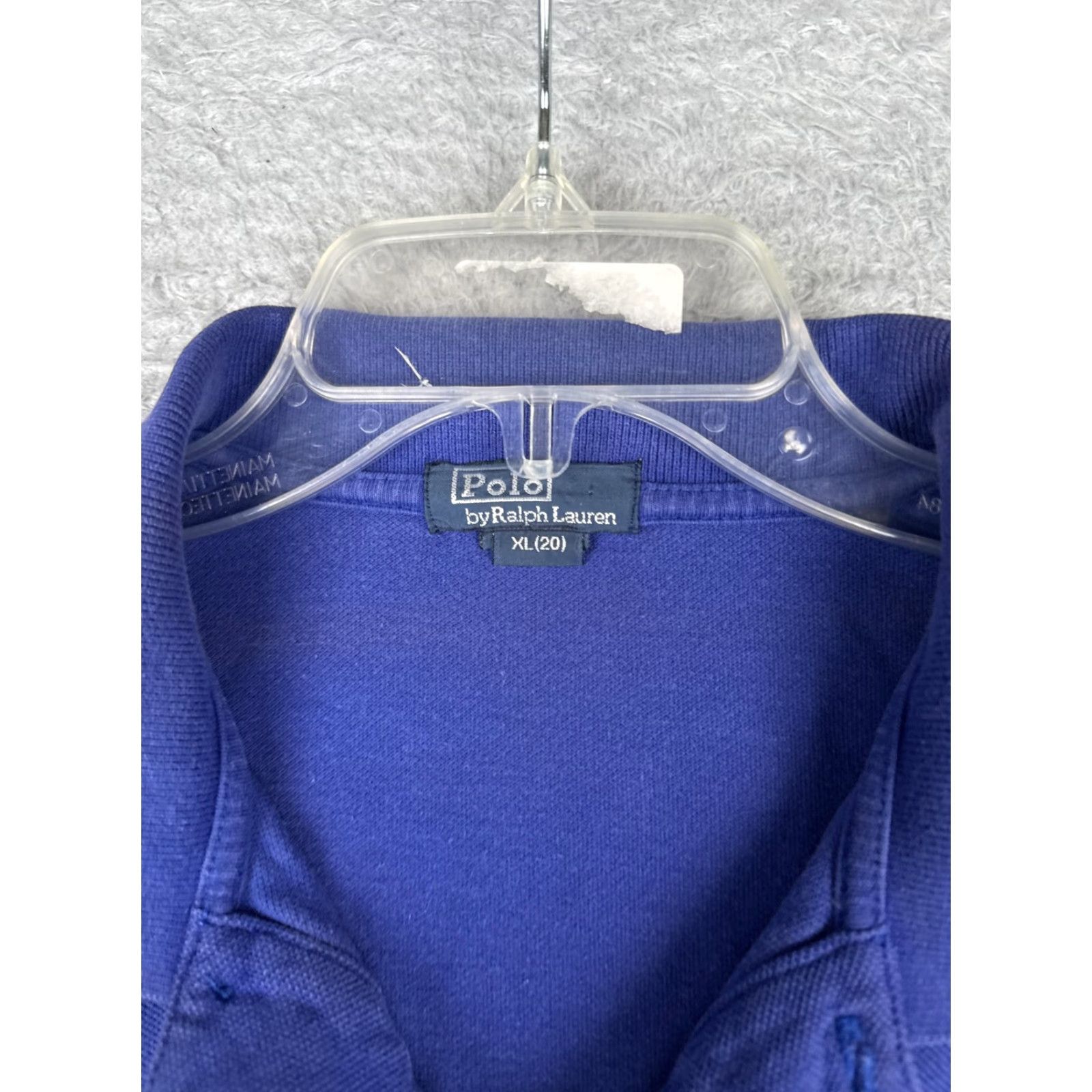 Polo Ralph Lauren Polo Ralph Lauren Polo Shirt Teens XL Blue Cotton Short Sleeve Logo Top Size US XL / EU 56 / 4 - 7 Thumbnail