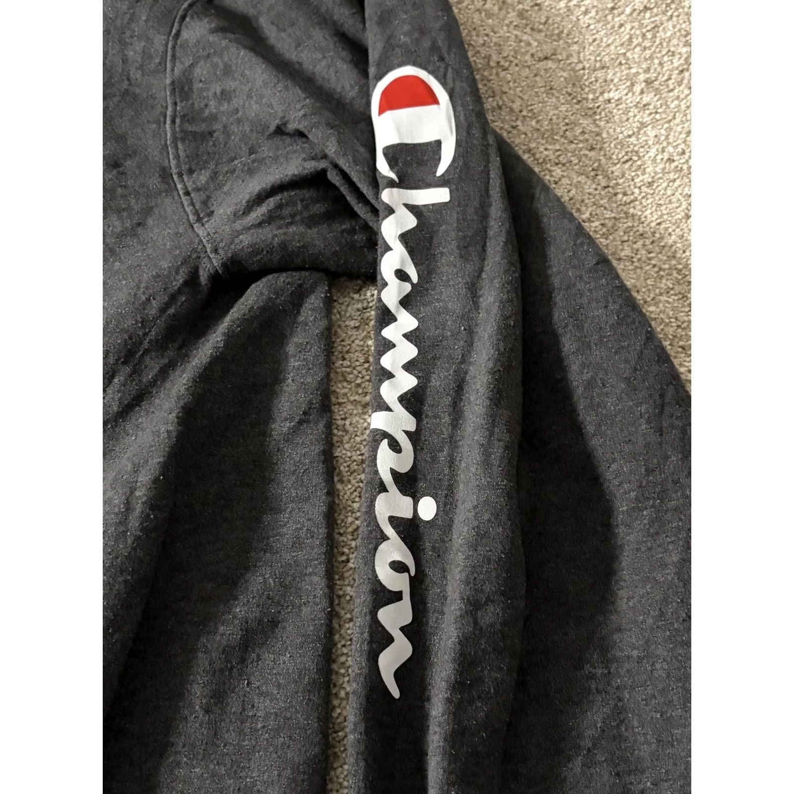 Champion Champion Hoodie Mens XL Gray Graphic Fleece NP National Combine Las Vegas Size US XL / EU 56 / 4 - 3 Thumbnail