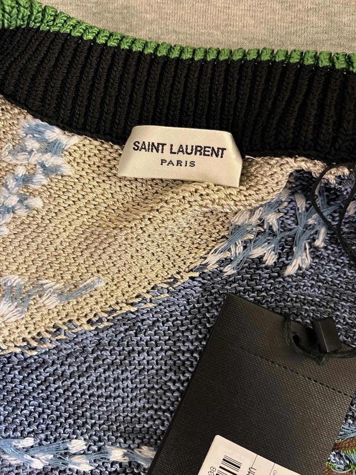 Saint Laurent Paris SAINT LAURENT Paris Teddy Jacket Tropical Jacquard Size US L / EU 52-54 / 3 - 6 Thumbnail