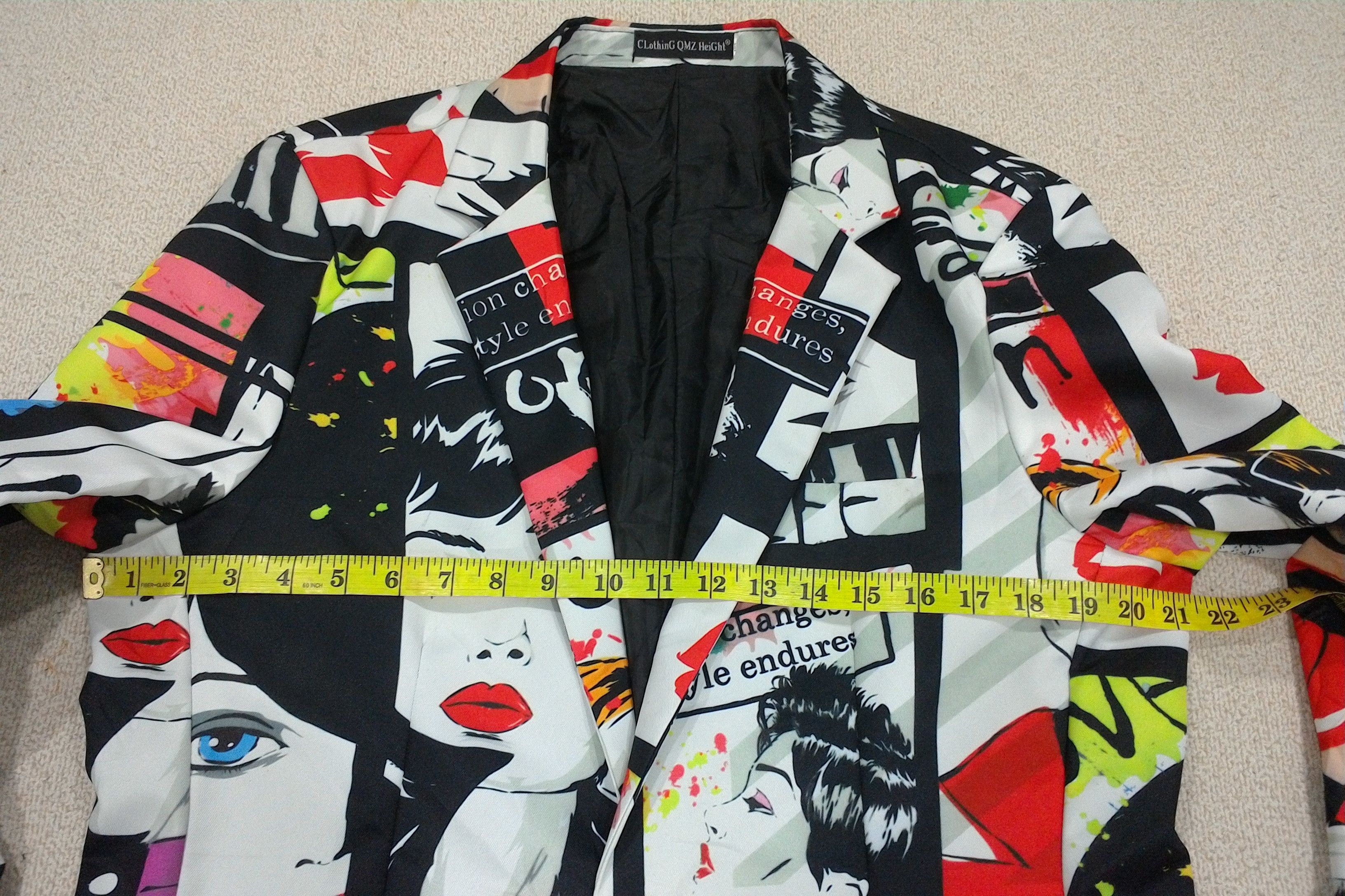 Japanese Brand Over print Blazer jacket Size US M / EU 48-50 / 2 - 3 Thumbnail