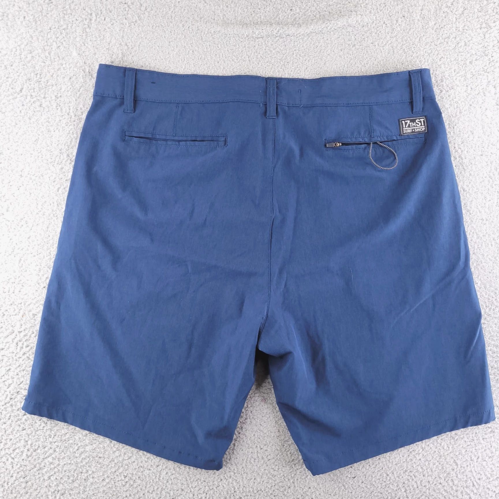Vintage 17th Street Shorts Mens 40 Blue Hybrid Chino Casual Swim Shirt? Size US 40 / EU 56 - 4 Thumbnail