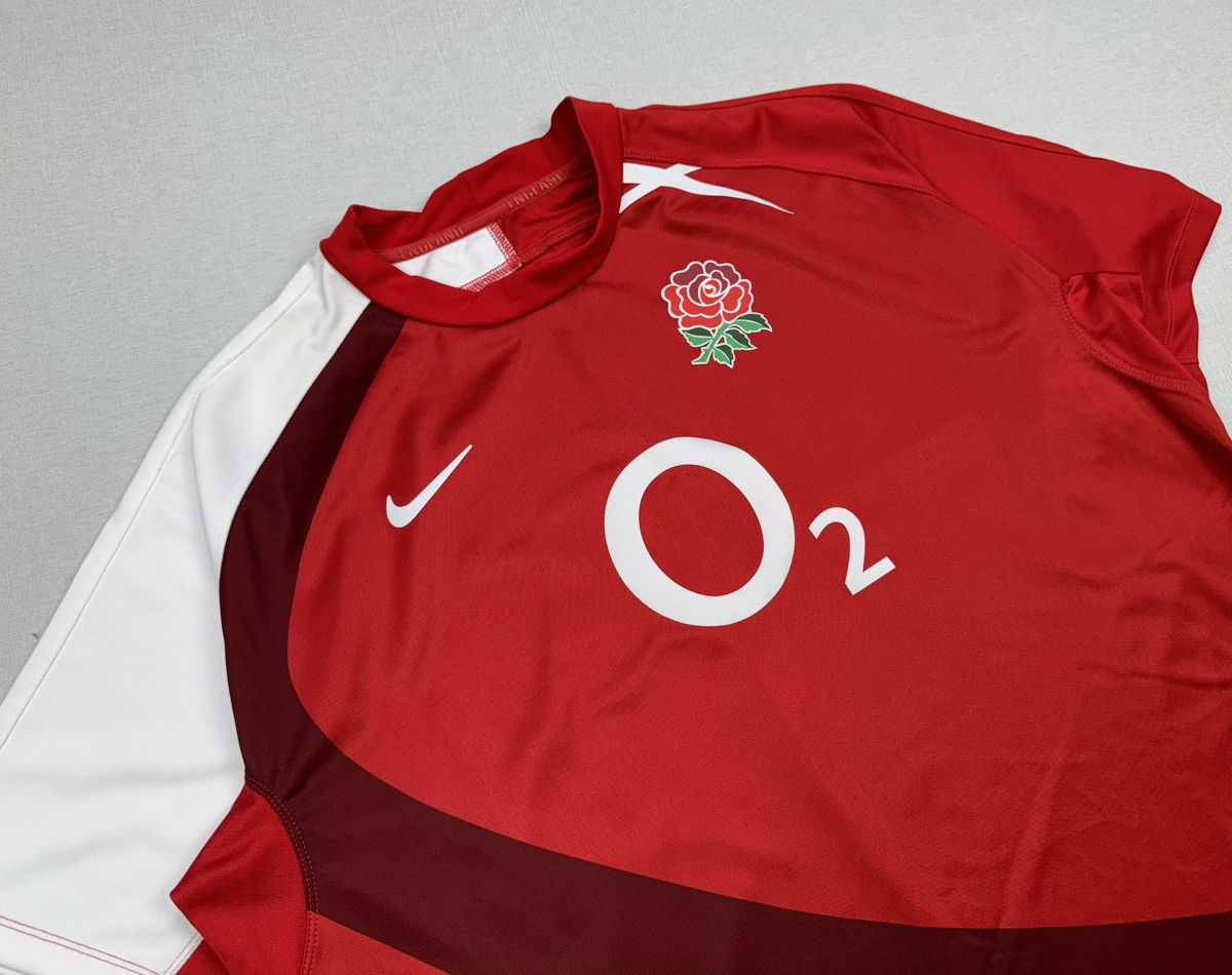 Nike Nike Jersey Shirt 2007 England Rugby O2 Rose Red Mens XXL Size US XXL / EU 58 / 5 - 2 Thumbnail