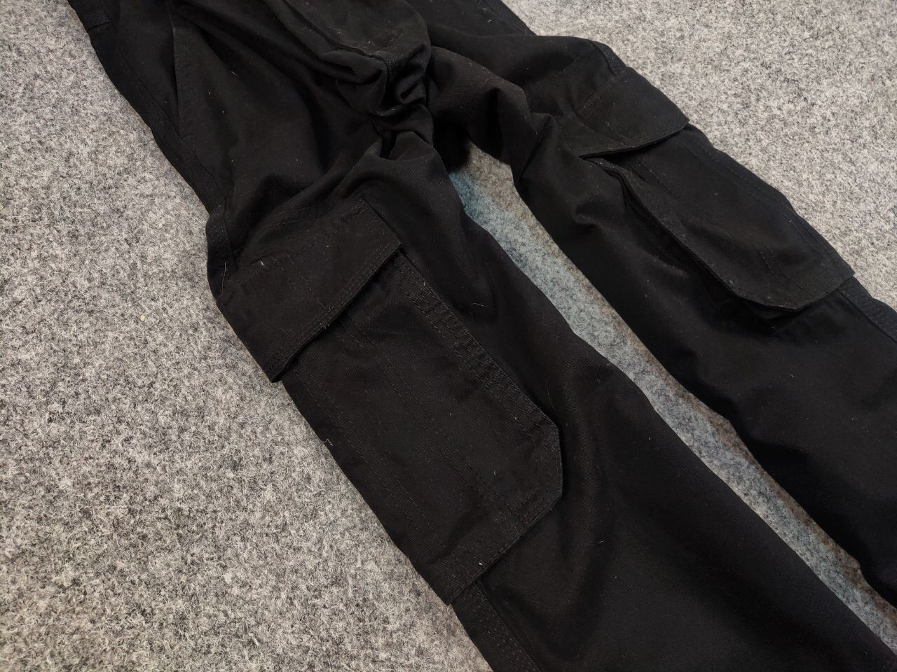Japanese Brand Vintage Japan style Black Cargo Straight Fit Pants Y2K Size US 34 / EU 50 - 10 Thumbnail