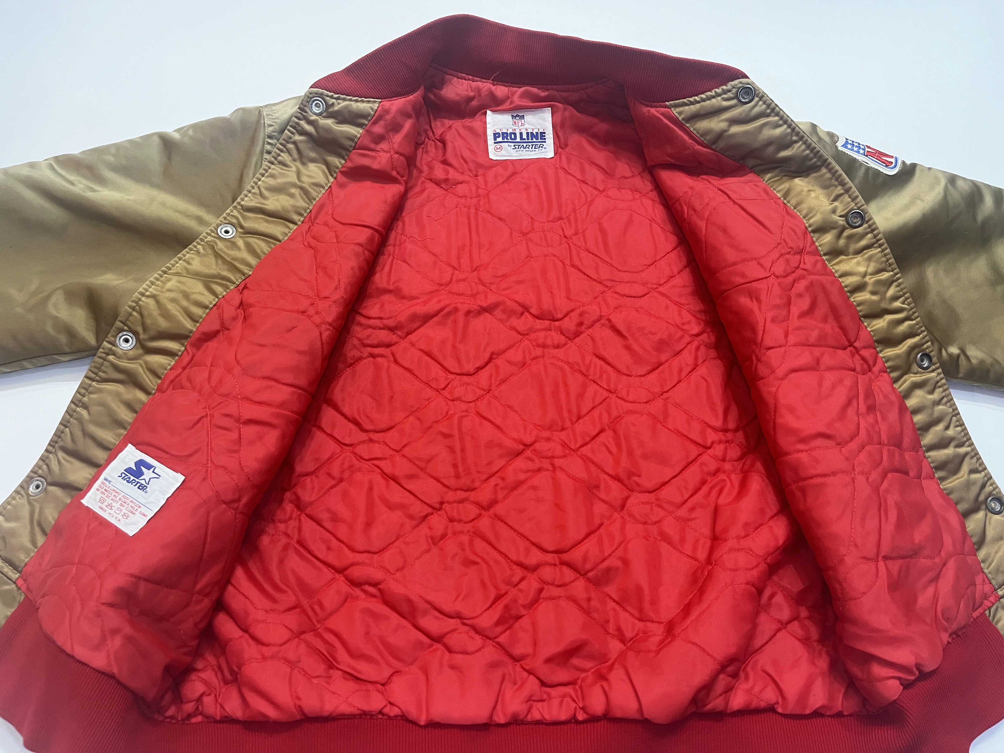 Starter Vintage Starter NFL San Francisco 49ers Satin Bomber Jacket Size US M / EU 48-50 / 2 - 10 Thumbnail