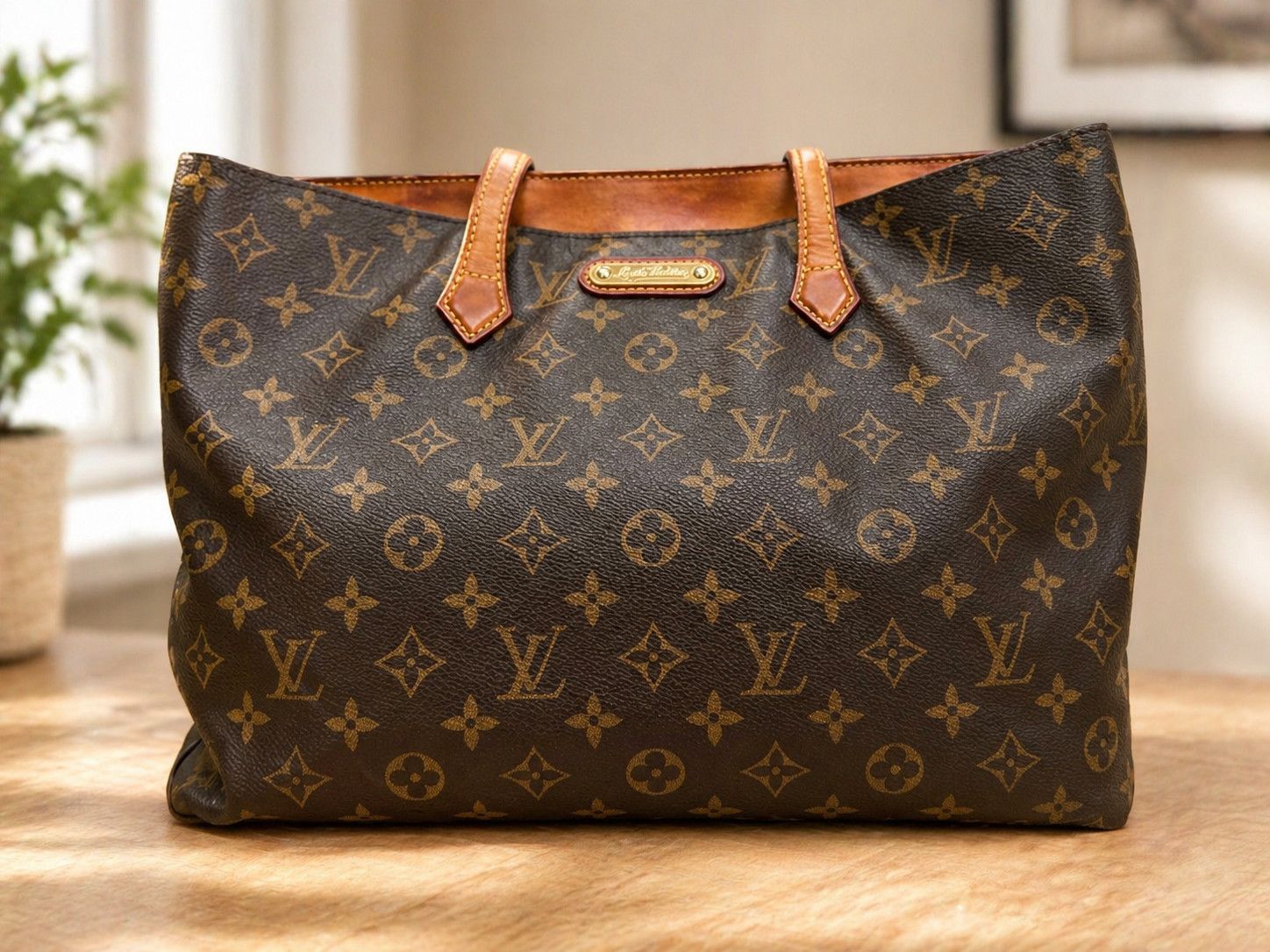 Louis Vuitton Louis Vuitton Wilshire Handbag Monogram Canvas Vintage Size ONE SIZE - 1 Thumbnail
