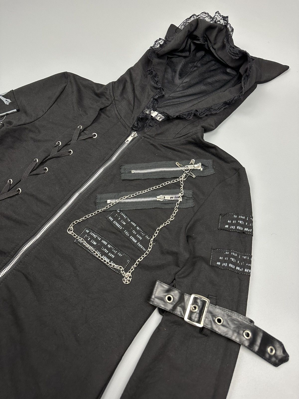 AC/DC × Seditionaries 🔥RARE🔥 ACDC RAG ANARCHY SEDITIONARIES PUNK CAT HOODIE DESIGN Size M / US 6-8 / IT 42-44 - 3 Thumbnail