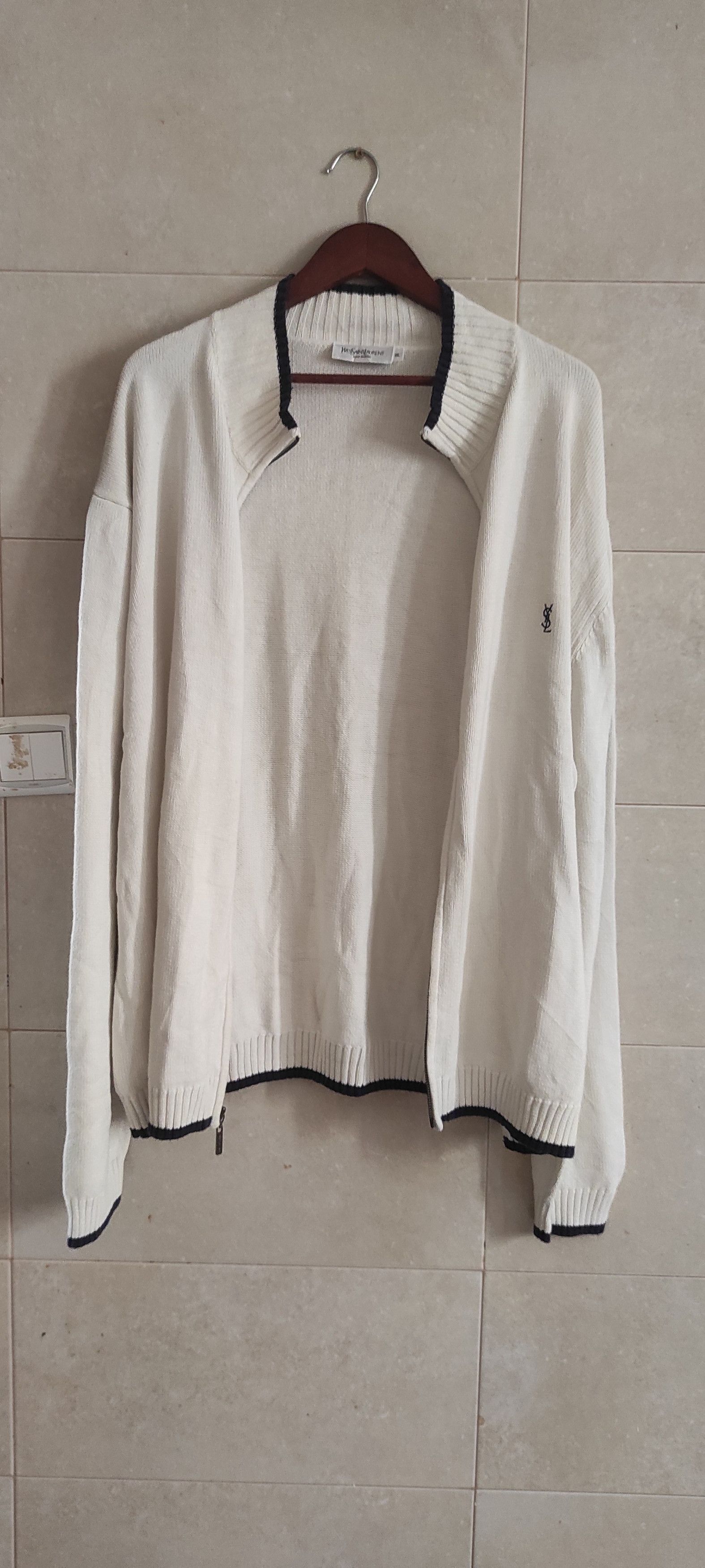 Yves Saint Laurent Yves Saint Laurent Sweater Knit Full Zip YSL Size XXL Size US XXL / EU 58 / 5 - 15 Thumbnail