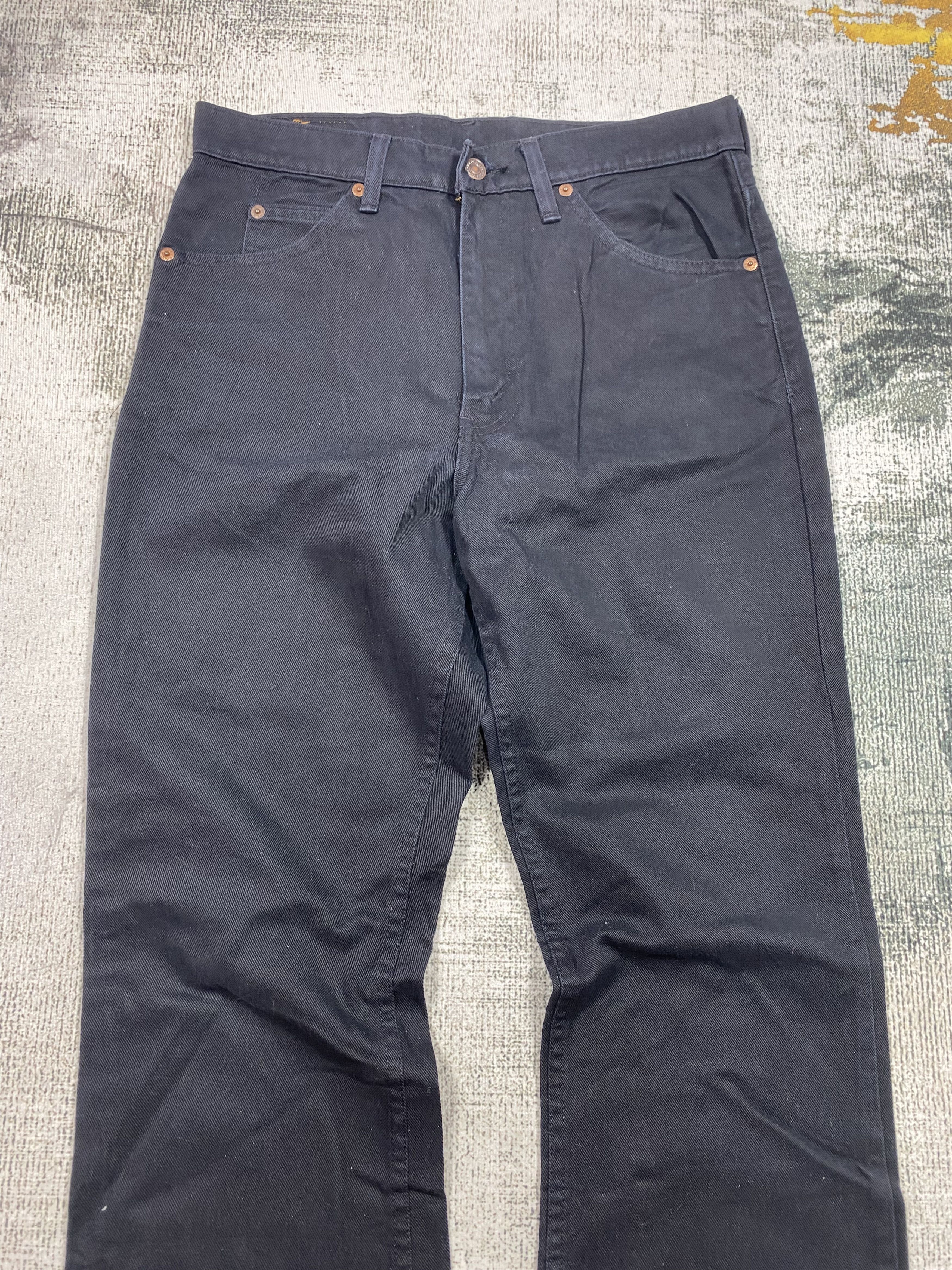 Levi's Levis 517 Jeans Bootcut Super Black Size US 31 - 3 Thumbnail