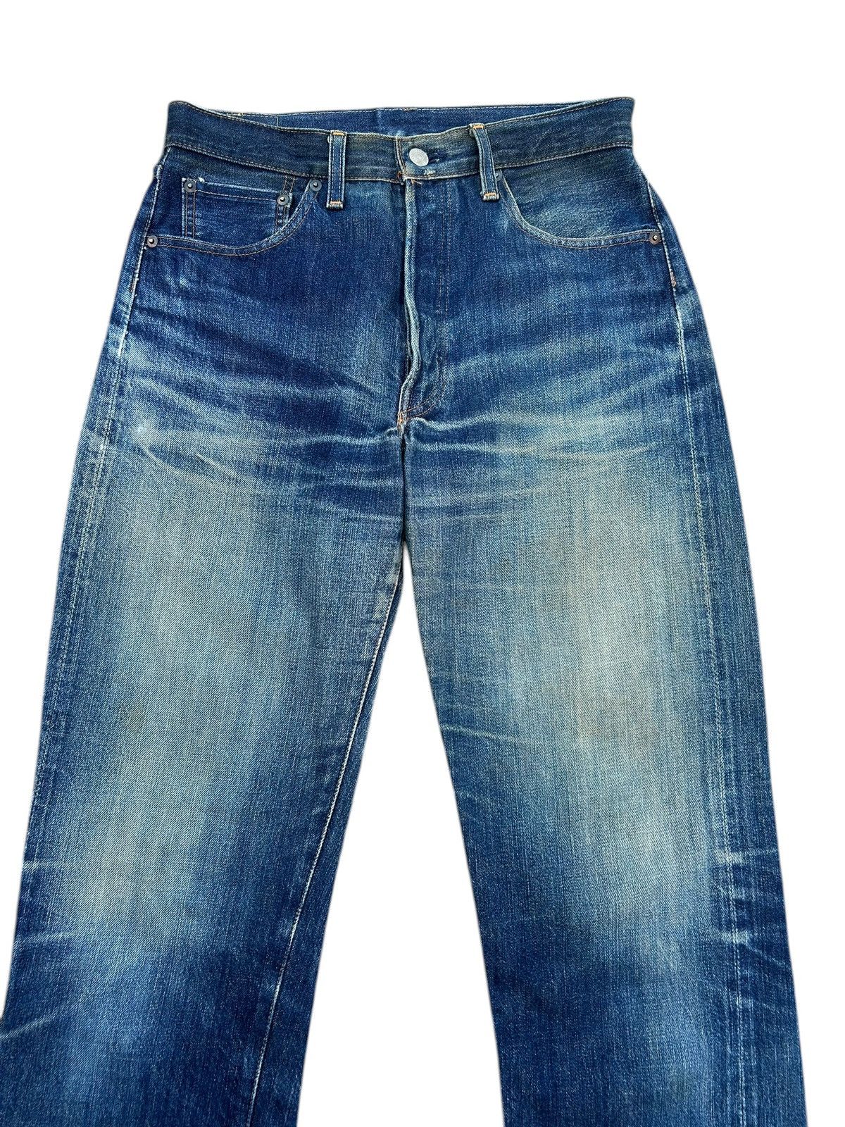 Kapital Vintage Levis Big E Selvedge Distressed Denim Jeans Size US 30 / EU 46 - 5 Thumbnail