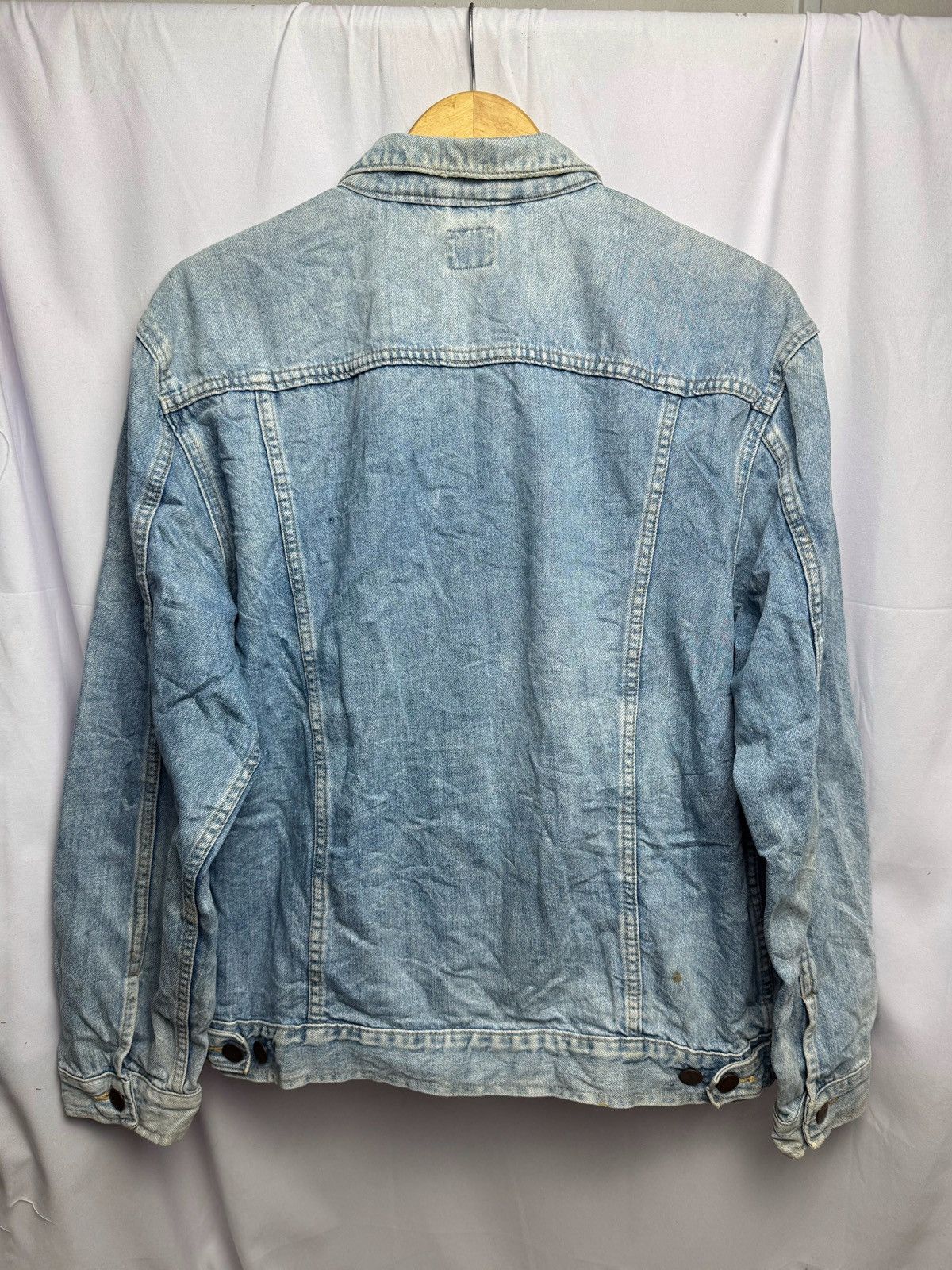 Japanese Brand × Vintage Japanese Cowboy Washed Denim Jacket Vintage Size US M / EU 48-50 / 2 - 3 Thumbnail