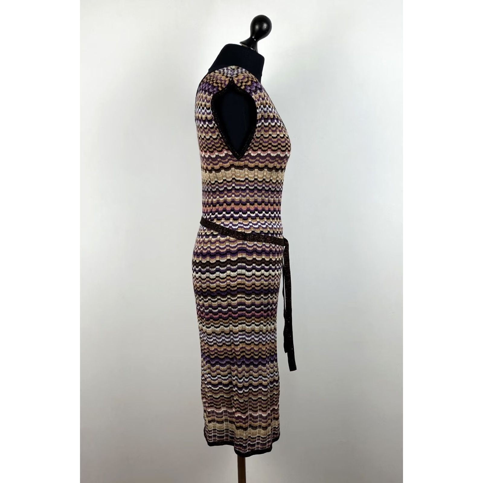 Missoni Missoni XS Womens Dress A-Line Midi Multicoloured Lindex Missoni XS Dress Womens Size XS / US 0-2 / IT 36-38 - 2 Thumbnail