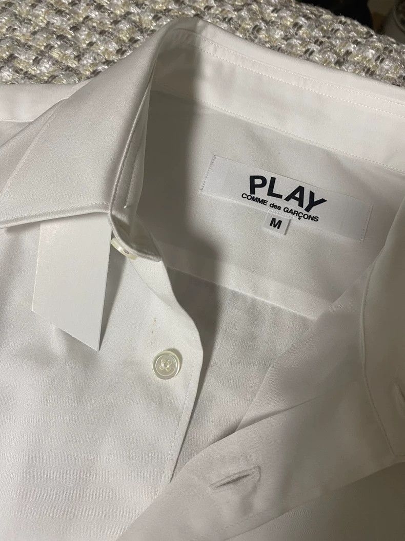 Comme des Garcons Comme Des Garcons Red heart white shirt Size M / US 6-8 / IT 42-44 - 3 Thumbnail