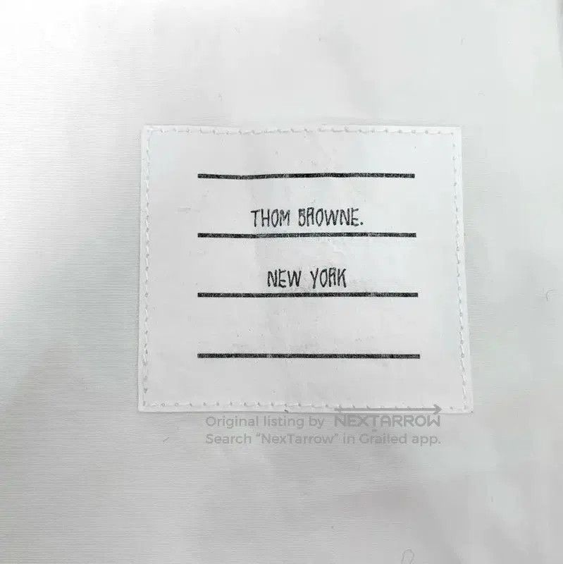 Thom Browne Thom Browne White Cotton Long Sleeve Dress . Size S / US 4 / IT 40 - 6 Thumbnail