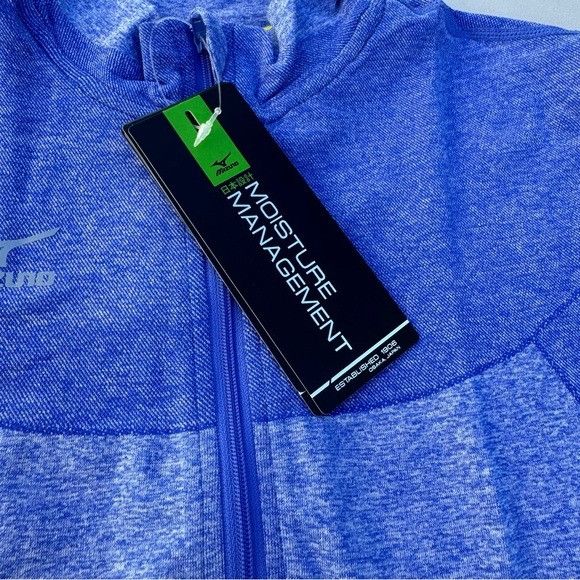 Mizuno NEW MIZUNO WOMEN’S SEAMLESS BLUE JACKET SZ SMALL S Size S / US 4 / IT 40 - 6 Thumbnail