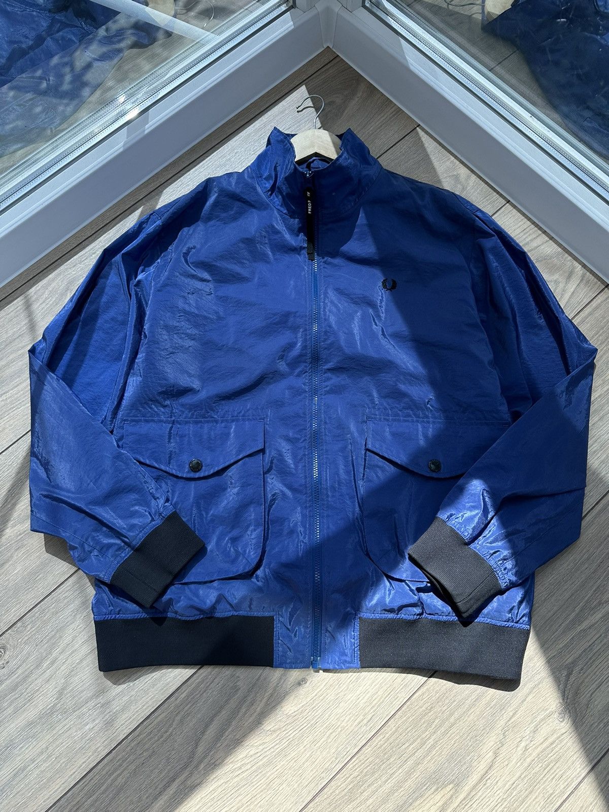 Fred Perry × Vintage 🫧Fred Perry Nylon Jacket Vintage Size US XL / EU 56 / 4 - 1 Thumbnail