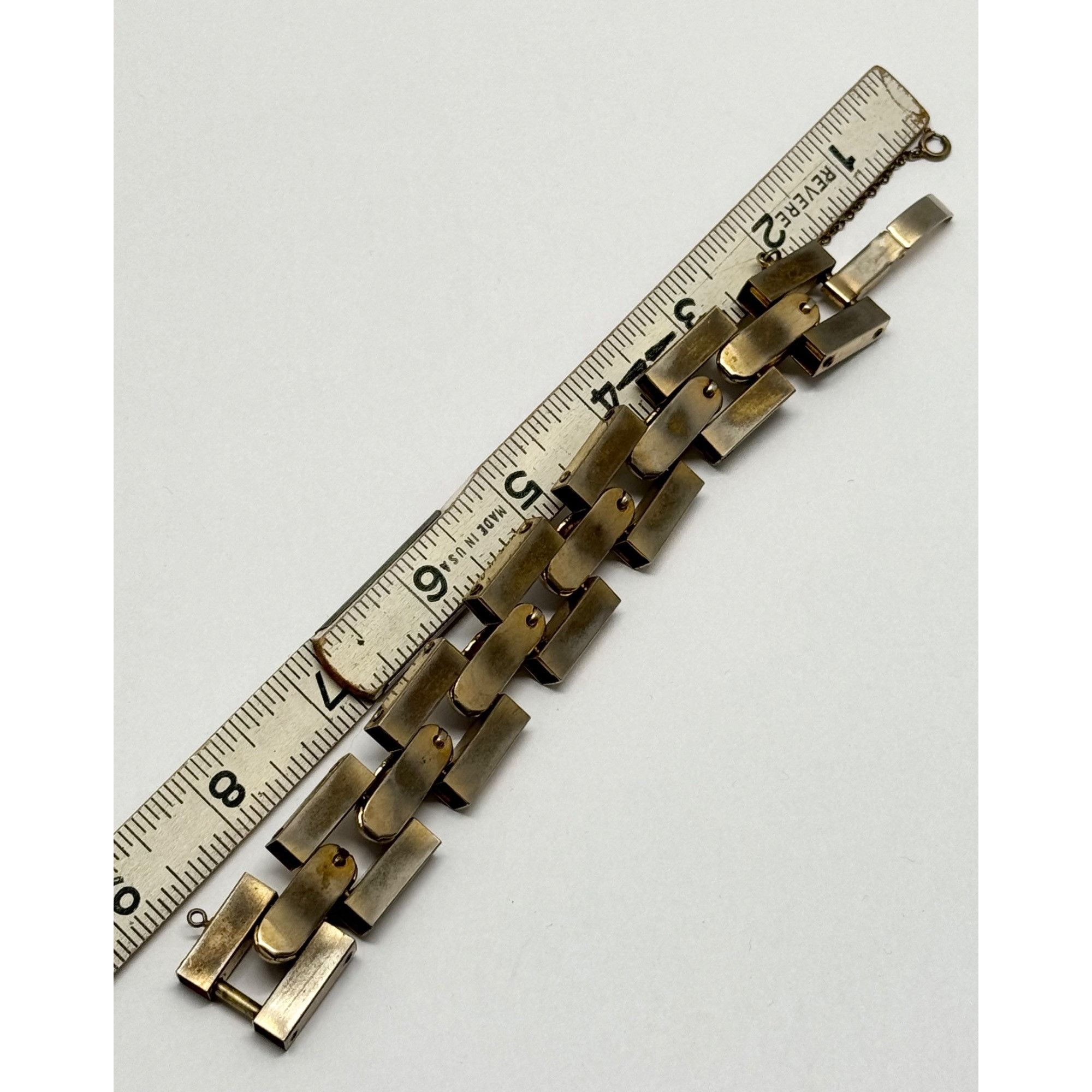 Vintage Vintage gold geometric bracelet Size ONE SIZE - 6 Thumbnail
