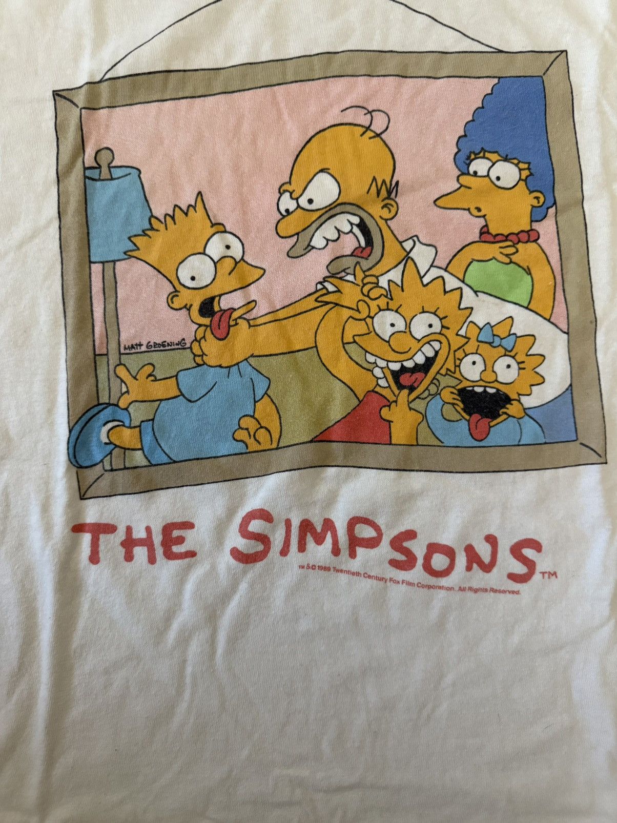 Other Vintage 90s The Simpsons Family Portrait T-Shirt XL 1989 Size US XL / EU 56 / 4 - 6 Thumbnail