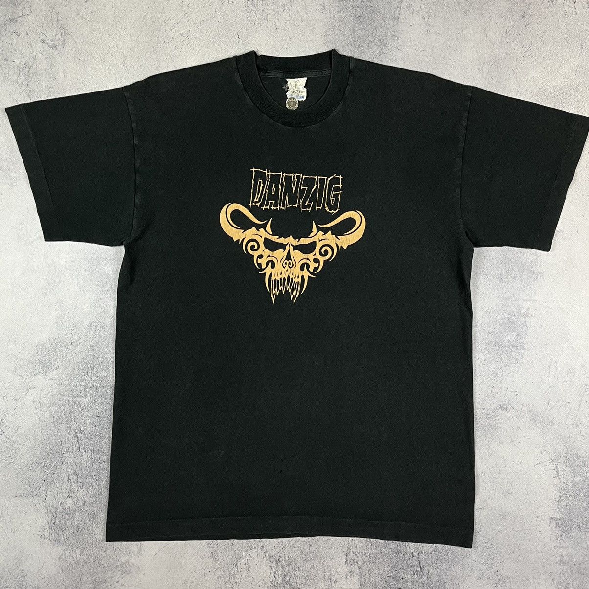 Band Tees × Vintage Vintage Danzig Black Devil rare rock band tee 90's Size US L / EU 52-54 / 3 - 2 Thumbnail