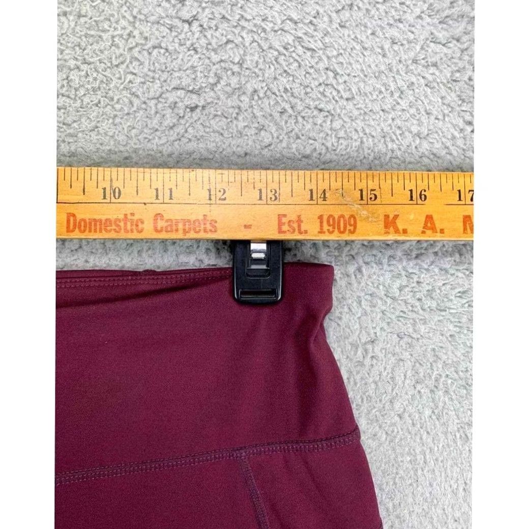 Sweaty Betty Sweaty Betty Leggings Womens Maroon Medium Gym Outdoors Athletic Stretch Ladies Size 32" / US 10 / IT 46 - 4 Thumbnail
