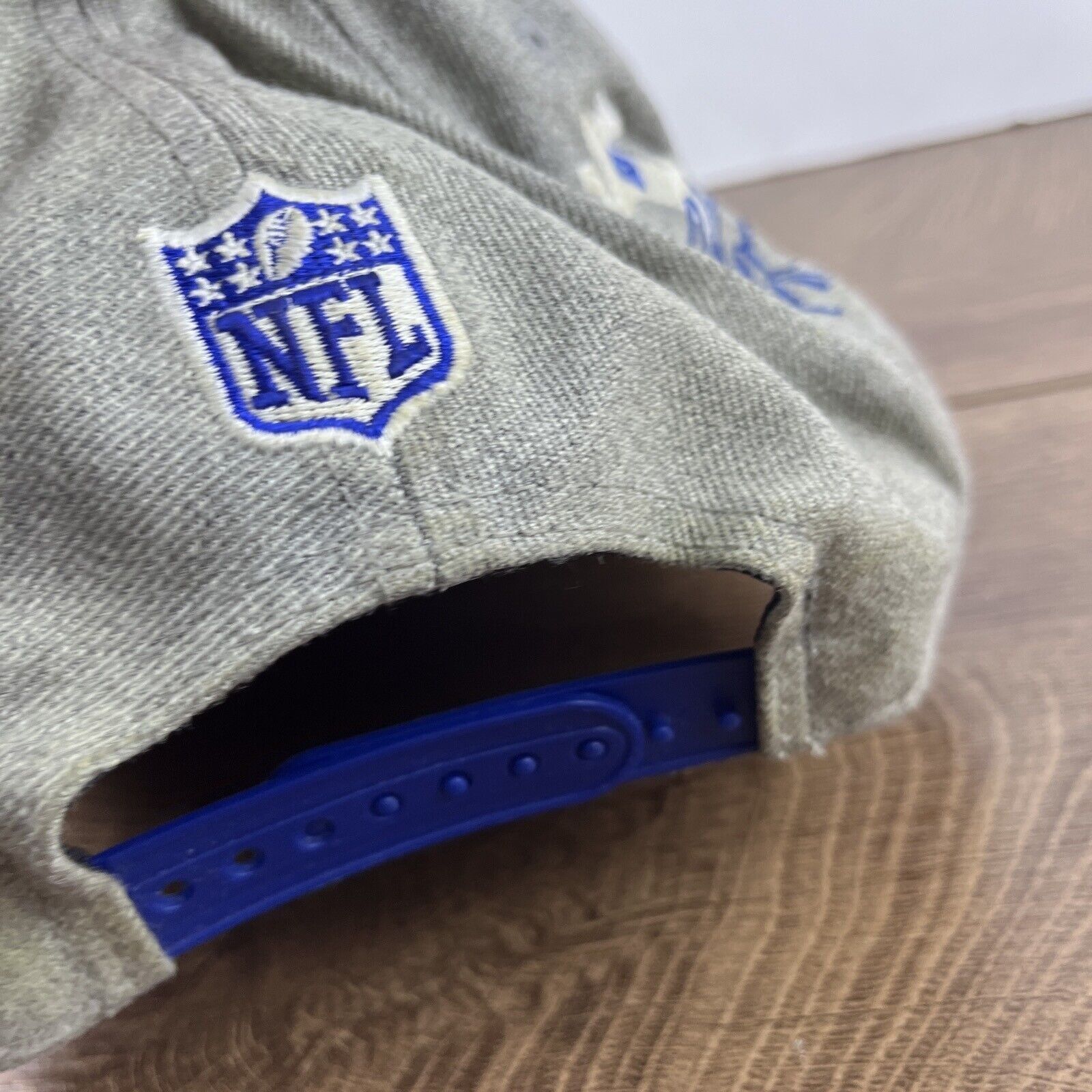New Era Indianapolis Colts Hat New Era 9FIFTY Gray Snapback Hat Adju Size ONE SIZE - 15 Thumbnail