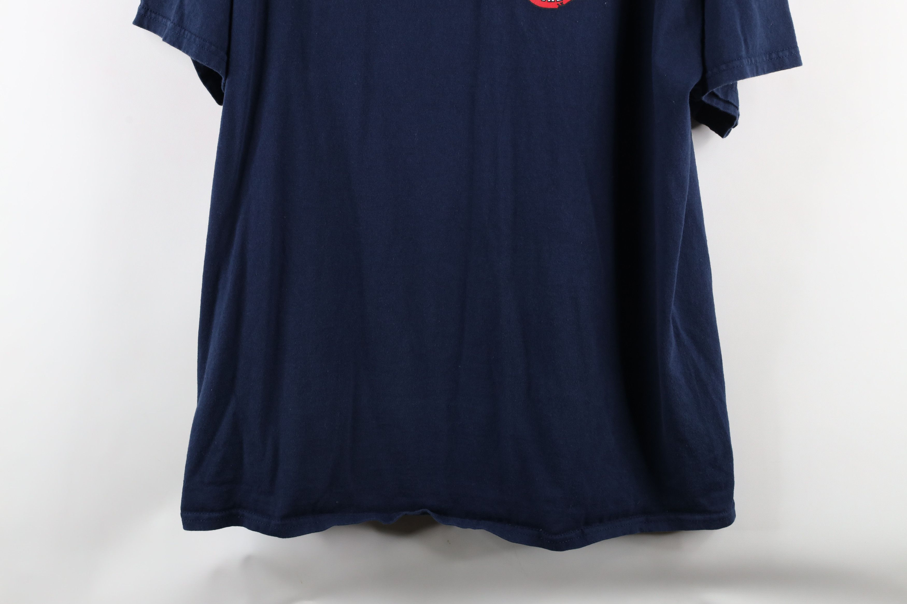 Vintage Vintage Out Toledo Fire Department Hockey T-Shirt Navy Blue Size US XL / EU 56 / 4 - 3 Thumbnail