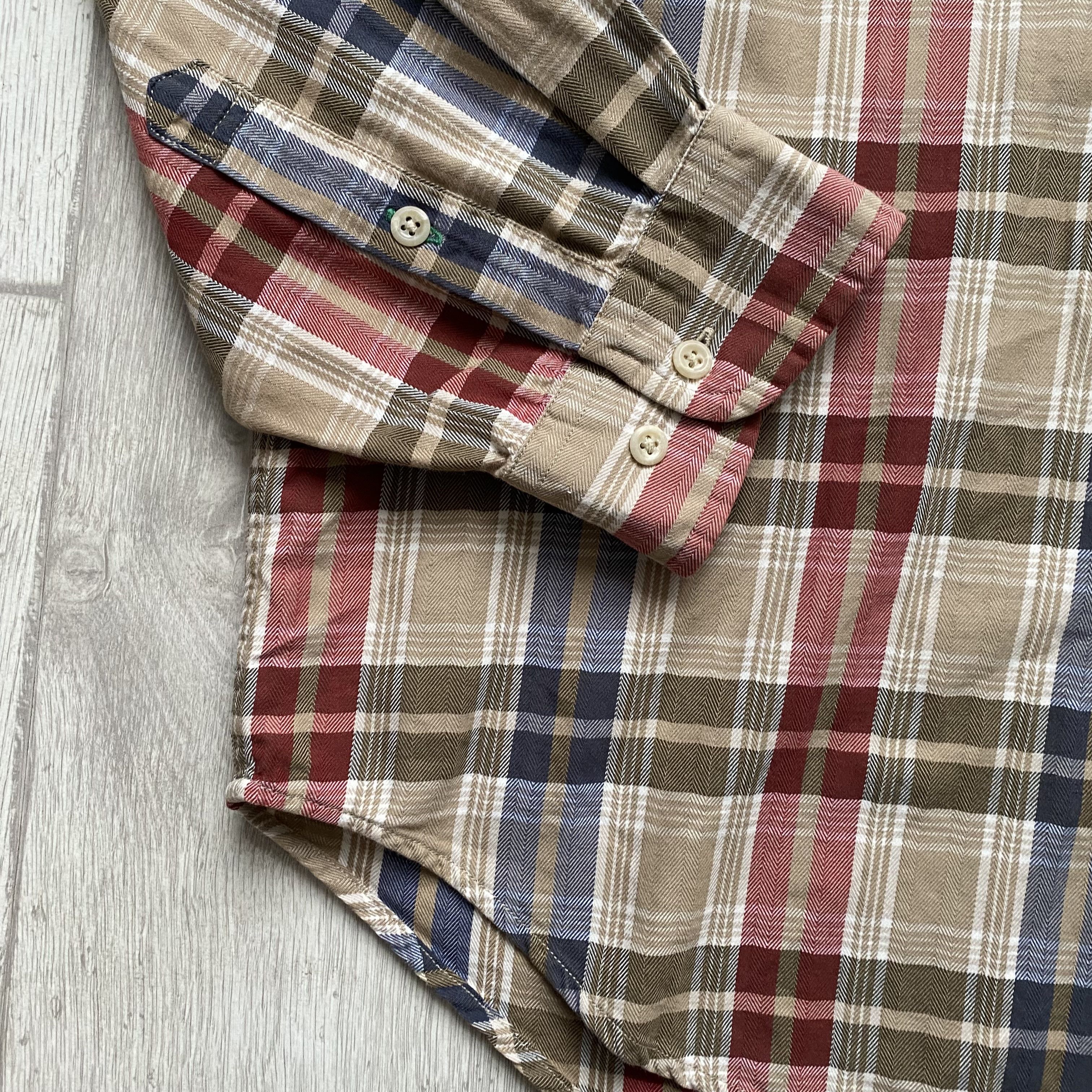 Tommy Hilfiger 🔥Vintage 90s Tommy Hilfiger Shirt Flannel Trevis style Size US XL / EU 56 / 4 - 5 Thumbnail