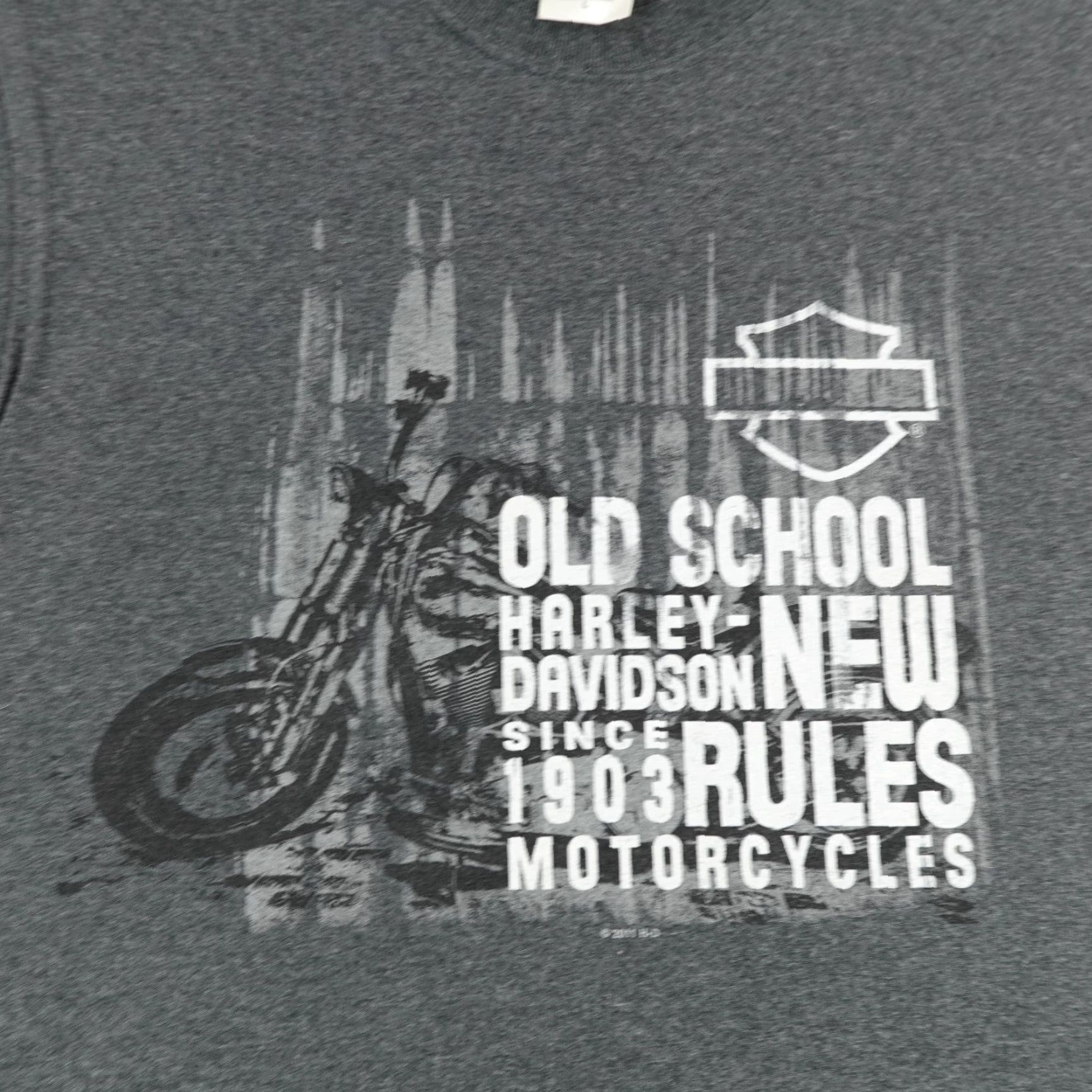 Harley Davidson Harley-Davidson Shirt Men L Gray Sleeveless Tank Top Biker Motorcycle Crew Neck Graphic Print T-Shirt 90s? Size US L / EU 52-54 / 3 - 2 Thumbnail