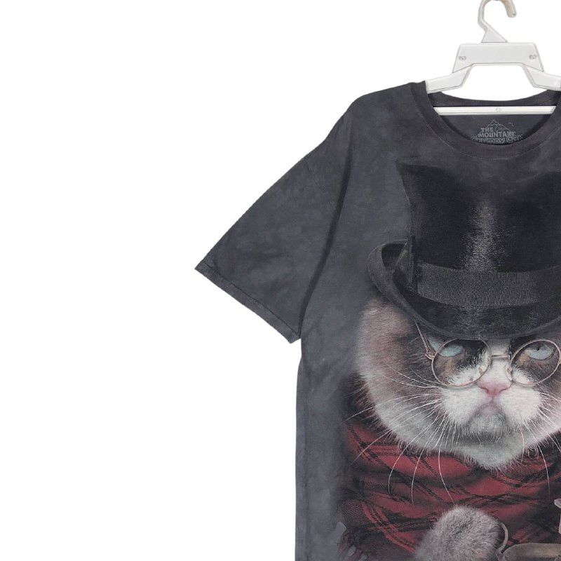 Anime Vintage The Mountain Grumpy Cat T-Shirt Size US L / EU 52-54 / 3 - 3 Thumbnail