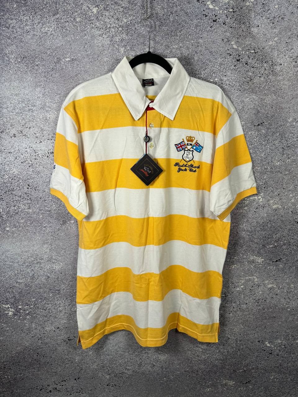 Paul & Shark NWT Paul & Shark Newport Yachting Stripped Polo 3XL Size Size US XXL / EU 58 / 5 - 1 Thumbnail