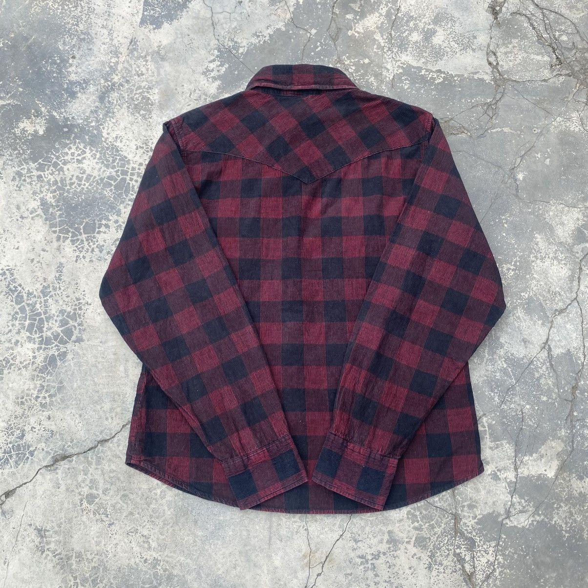 If Six Was Nine WATER BACK Snap Button Western Corduroy Shirt Size US M / EU 48-50 / 2 - 4 Thumbnail
