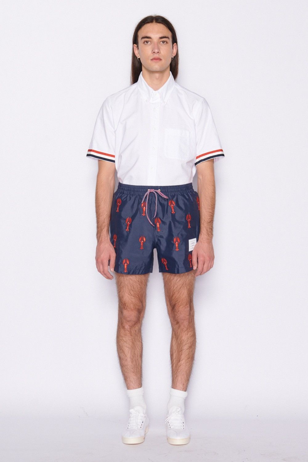 Thom Browne Thom Browne Solid Swim Tech Lobster Swim Shorts Size US 34 / EU 50 - 4 Thumbnail