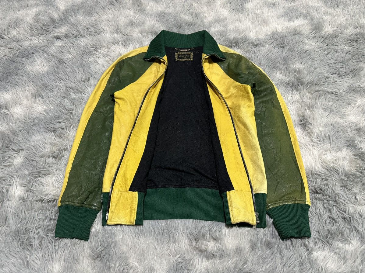 Japanese Brand 🔥Aw04 Drestrip Deer Leather Track Jacket Jamaica Marijuana Size US S / EU 44-46 / 1 - 5 Thumbnail