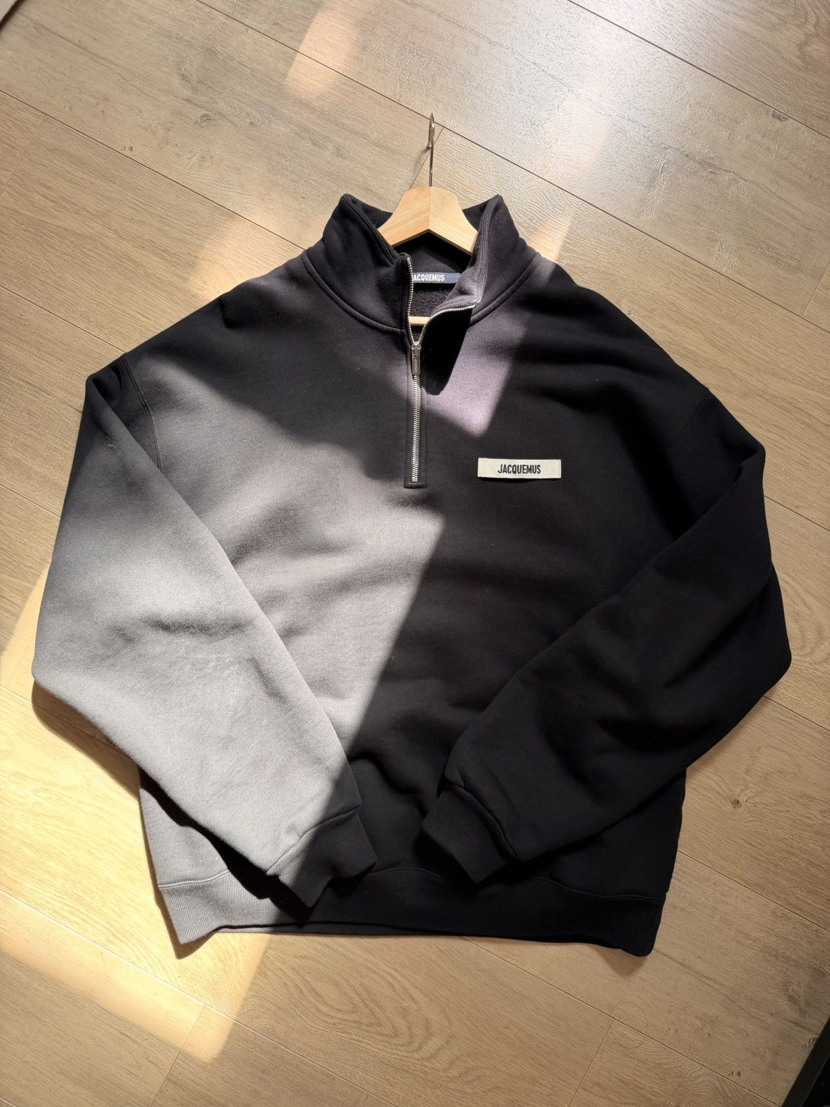 Jacquemus Jacquemus Quarter Zip Sweatshirt Size US XL / EU 56 / 4 - 1 Thumbnail