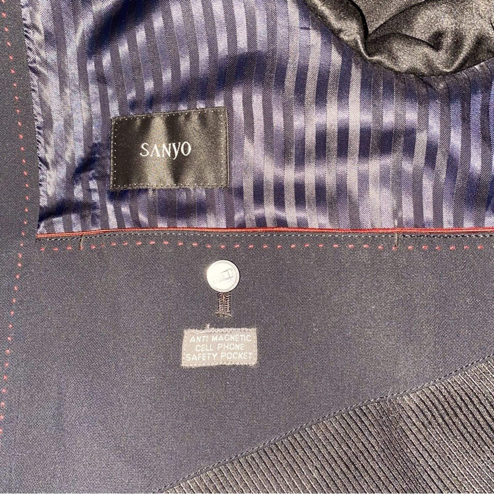 Sanyo Sanyo Tokyo $200 Men’s Water-Repellant Car Rain Coat Black M Size US M / EU 48-50 / 2 - 12 Thumbnail