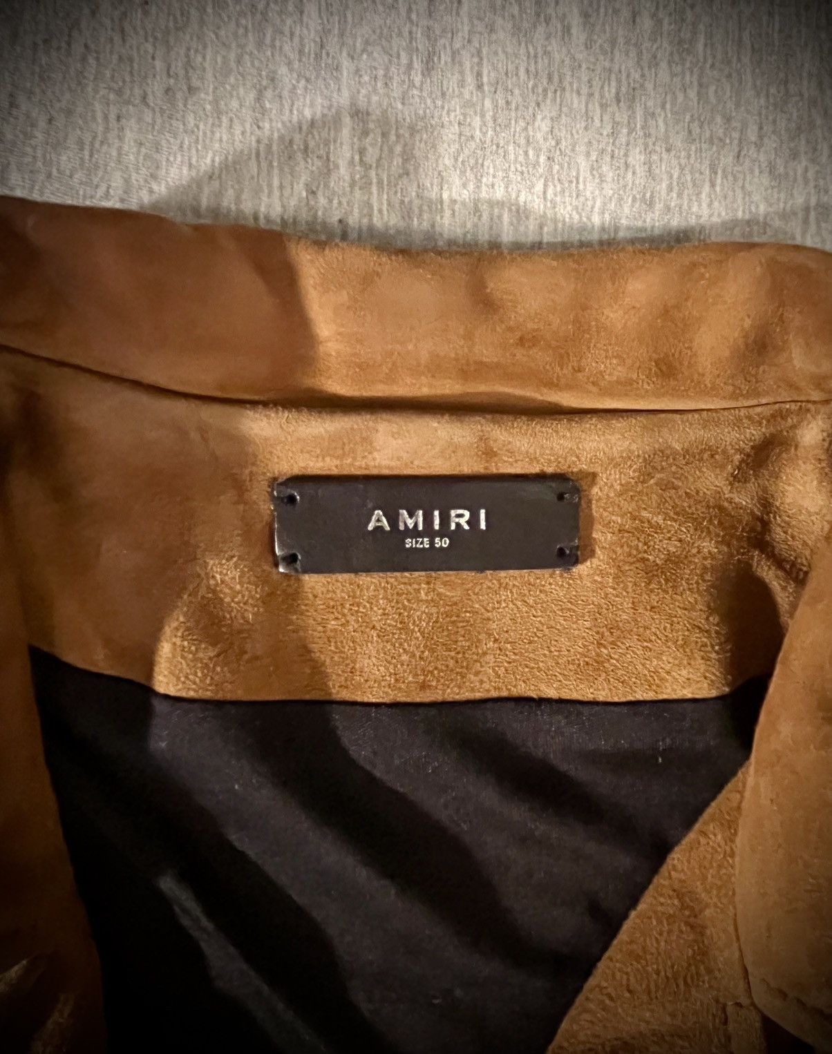 Amiri AMIRI Tobacco Biker Jacket Size US M / EU 48-50 / 2 - 3 Thumbnail