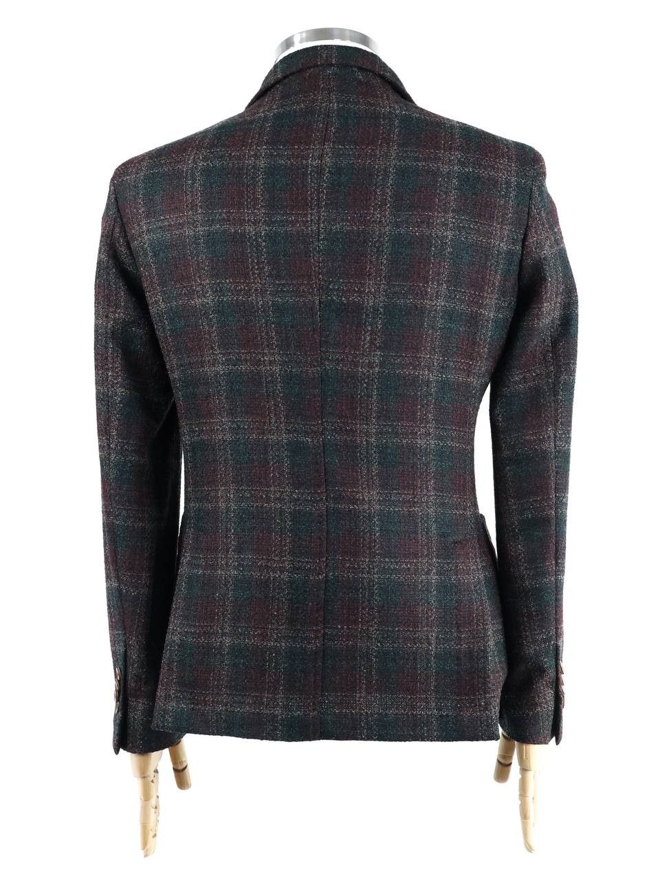 Paoloni PAOLONI Plaid woolen jacket Size 48R - 3 Thumbnail