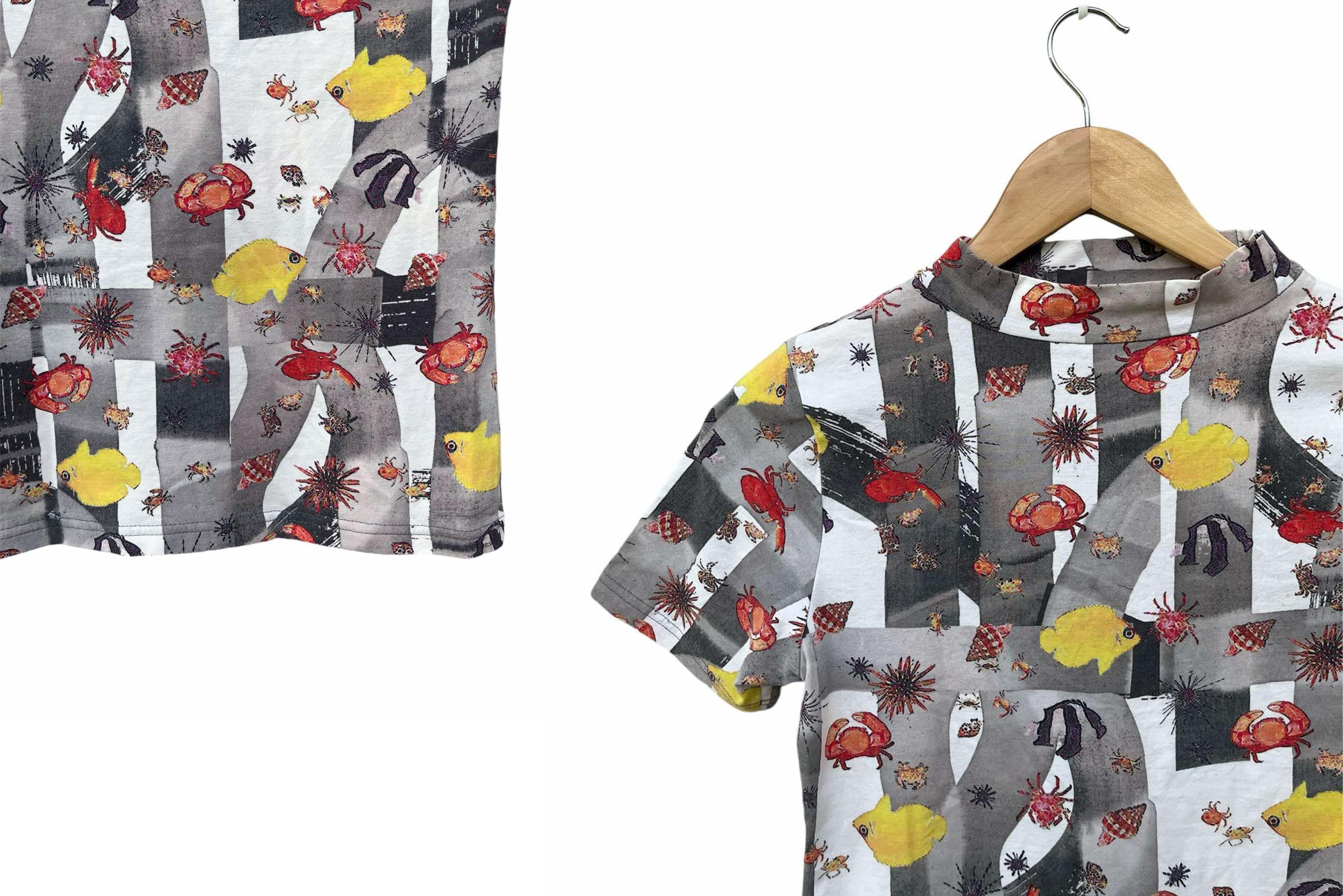 Hiroko Koshino Homme Seapunk Hiroko Koshino TRUNK tshirt, Aquatic animals Print Size S / US 4 / IT 40 - 4 Thumbnail