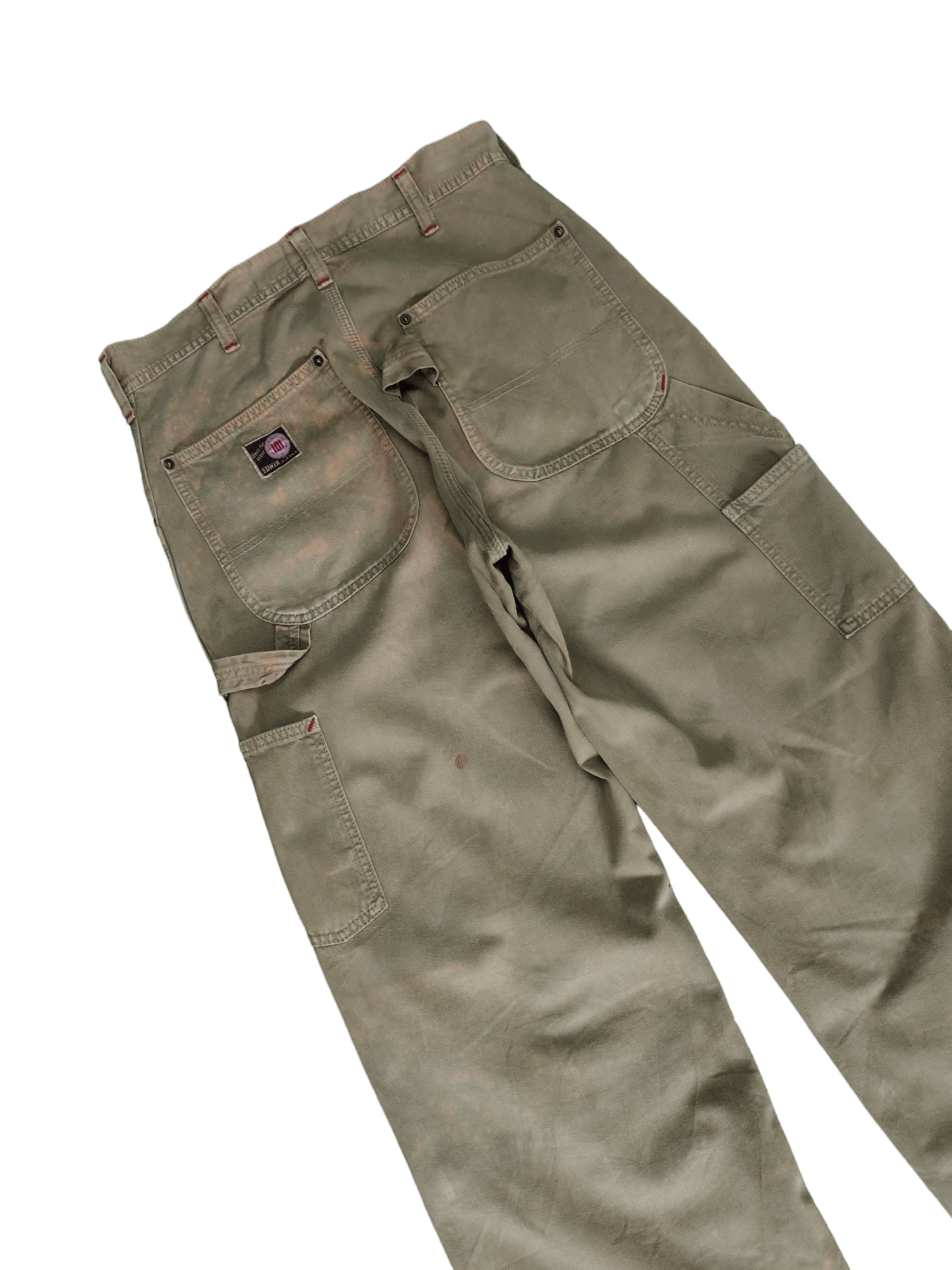 Comme des Garcons × Undercover Baggy Jean Edwin 101 Double Knee Carpenter Distress Wide Leg Size US 32 / EU 48 - 6 Thumbnail