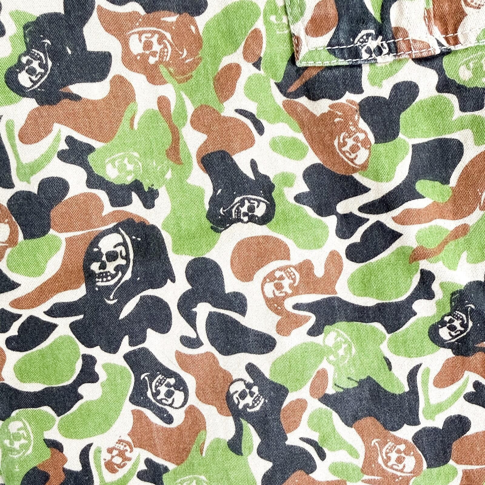 Broken Promises Co. Broken Promises Camo Grim Reaper Cargo Pants Womens 5 Size 30" / US 8 / IT 44 - 7 Thumbnail