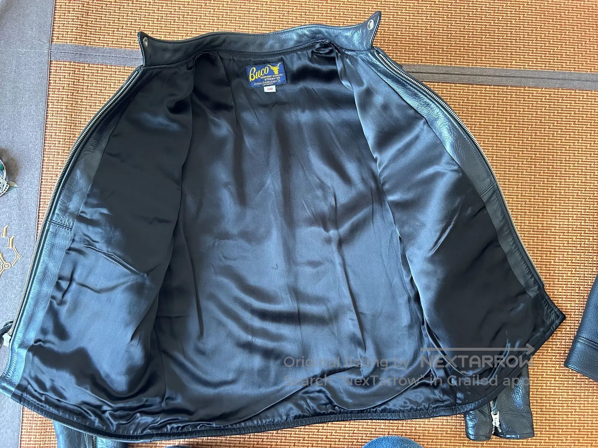 The Real McCoy's real mccoy BUCO J100 leather jacket size 38. Size US M / EU 48-50 / 2 - 8 Thumbnail