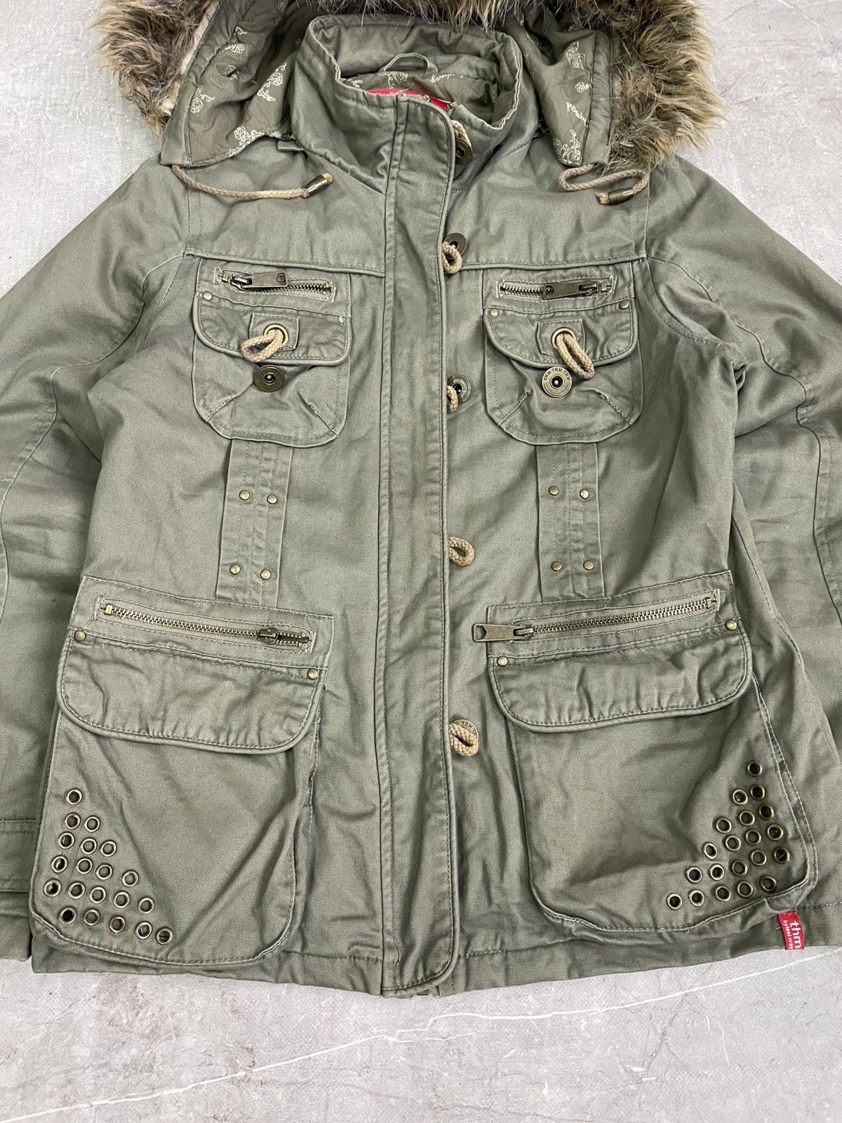 Hysteric Glamour Navy Hysteric glamour jacket fur hood hype streetwear style Size US S / EU 44-46 / 1 - 3 Thumbnail