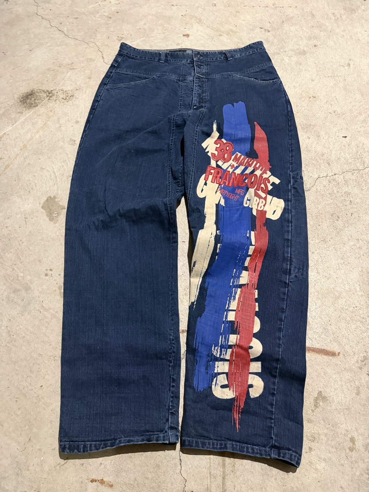 Marithe + Francois Girbaud Four pair bundle of Marithé + François Girbaud denim jeans Size US 38 / EU 54 - 4 Thumbnail