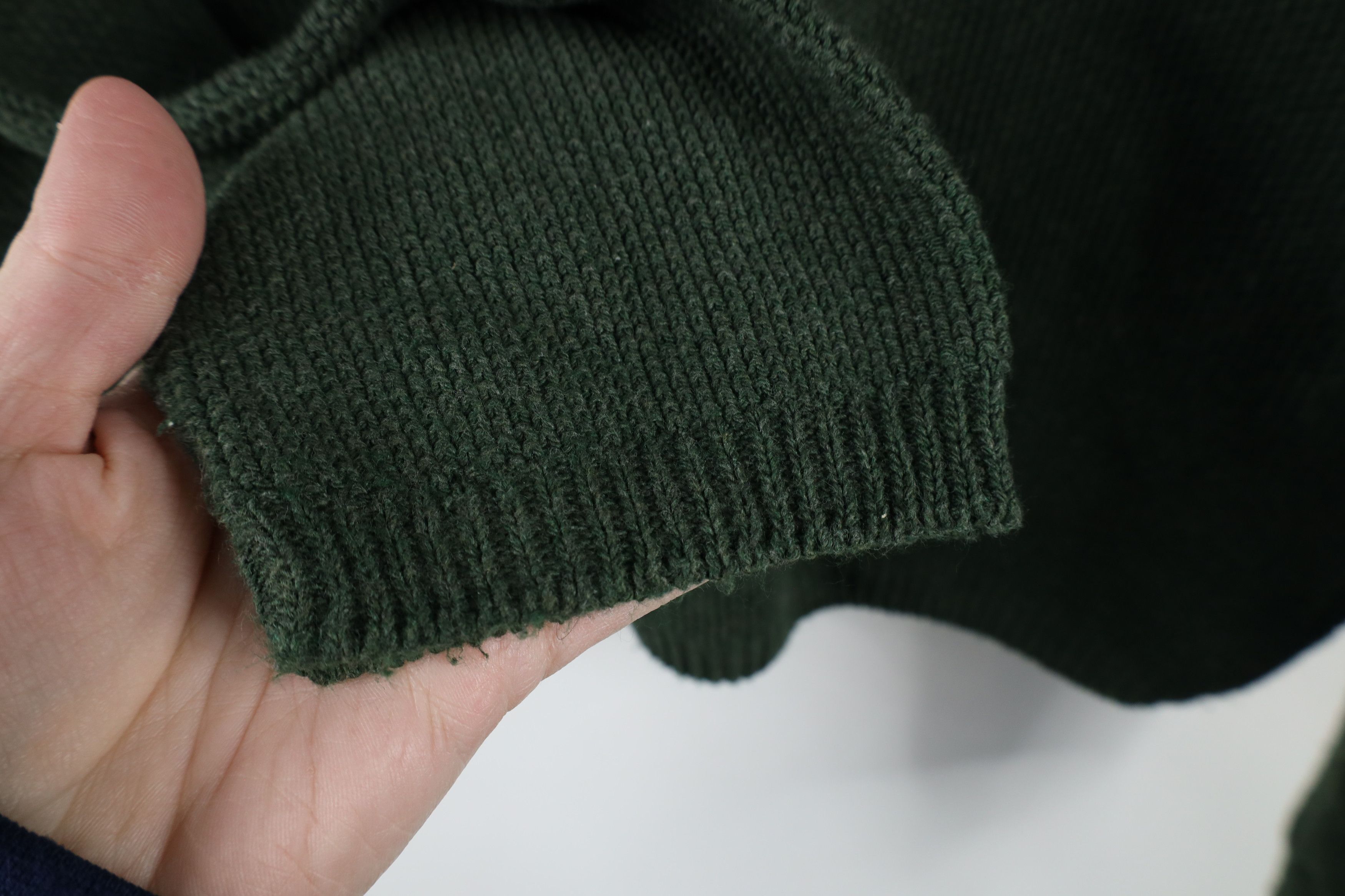 Vintage Vintage 90s Streetwear Blank Thermal Marled Knit Sweater USA Size M / US 6-8 / IT 42-44 - 6 Thumbnail