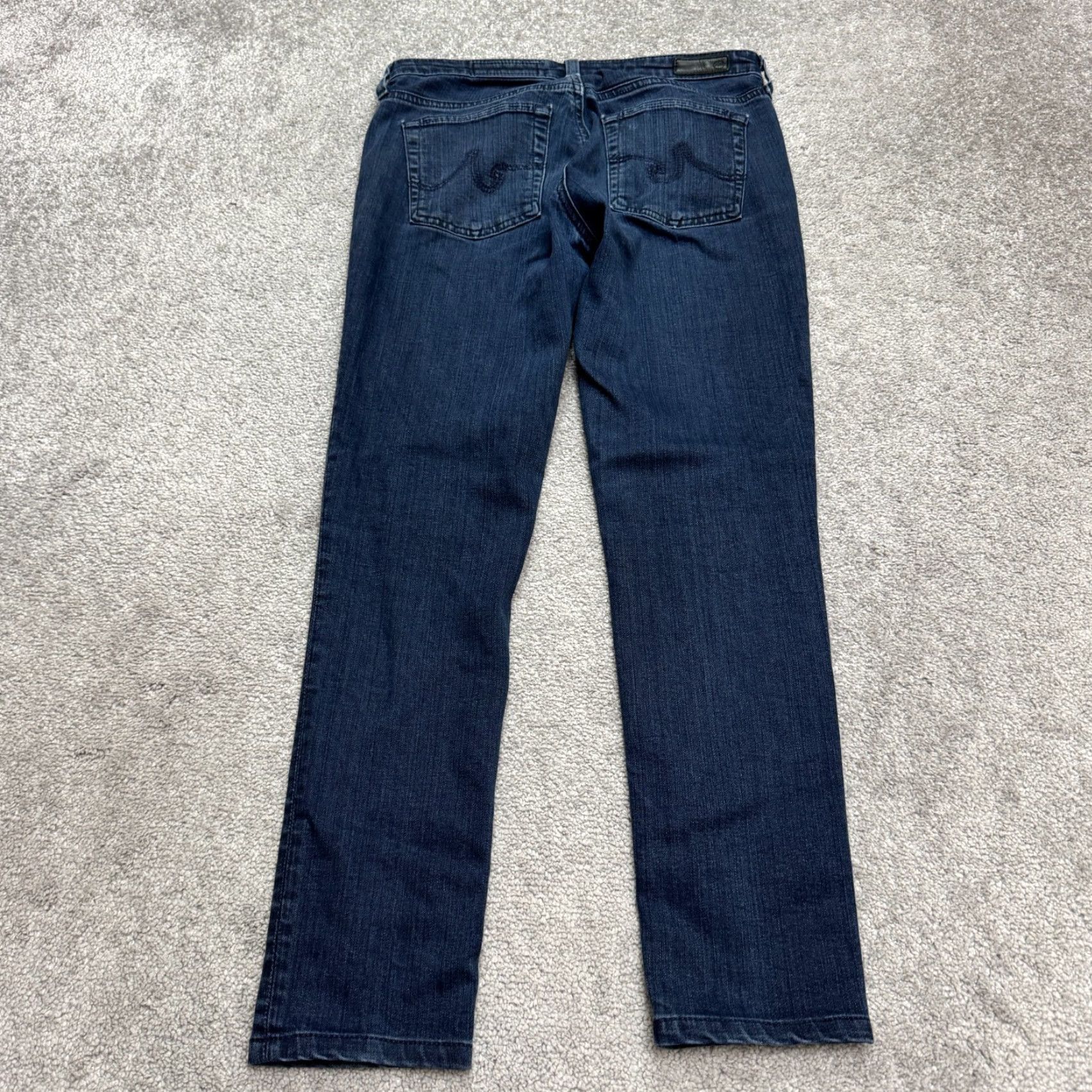 Denime AG Adriano Goldschmied The Middi Denim Jeans Womens 16R Blue Slim Skinny Casual 5-Pocket Design Size 26" / US 2 / IT 38 - 2 Thumbnail