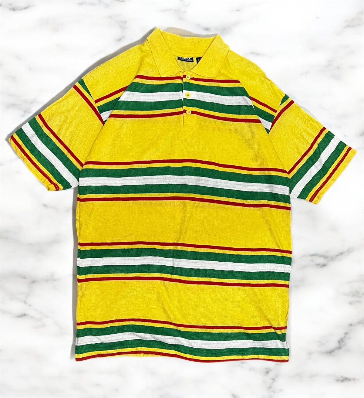Other 🔥HOT DROPS🔥POLO LACOSTE BORDER TEE Size US L / EU 52-54 / 3 - 2 Thumbnail