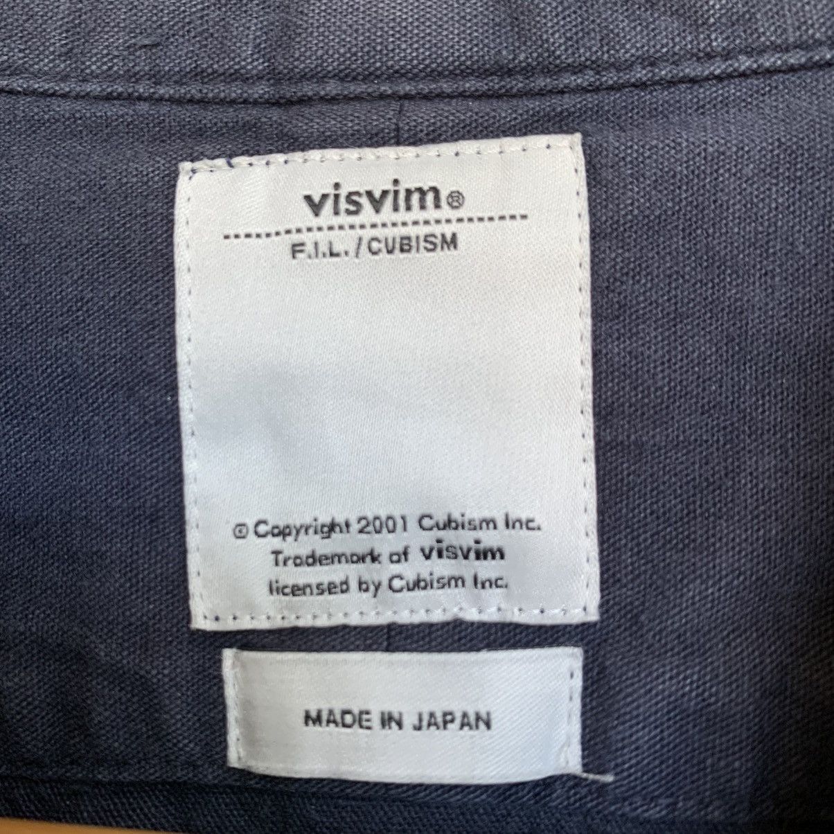 Visvim Visvim Long Raider Shirt Navy Blue Size US S / EU 44-46 / 1 - 6 Thumbnail