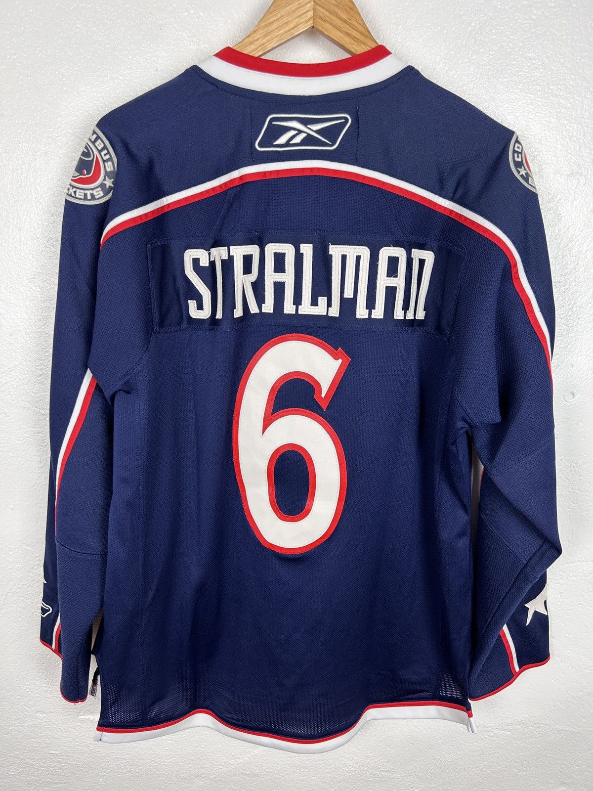 NHL Vintage Reebok #6 Stralman Columbus Blue Jackets Jersey Size US M / EU 48-50 / 2 - 1 Thumbnail