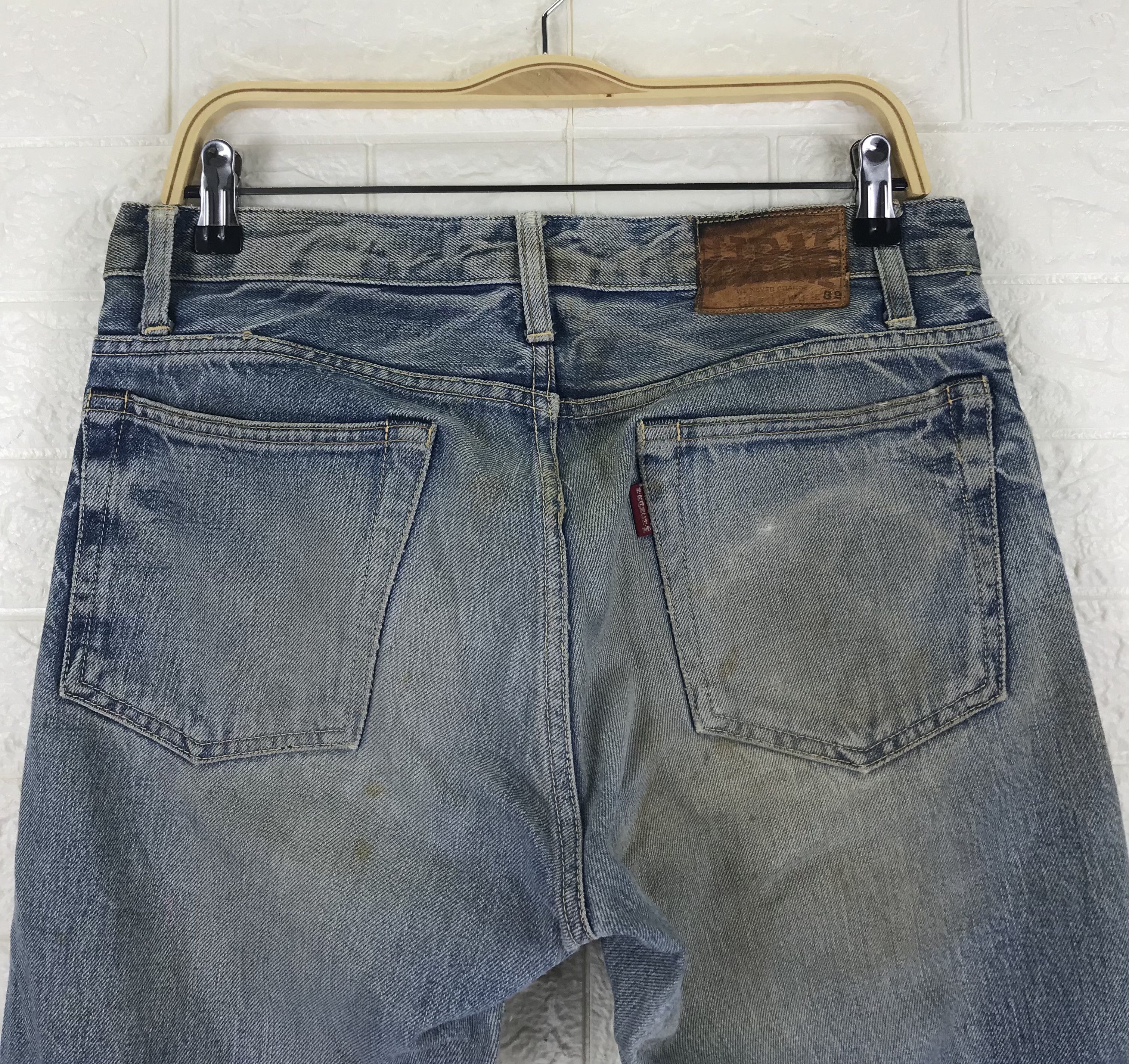 HOLLYWOOD RANCH MARKET Vintage 90s Blue Japan Hollywood Ranch Market Selvedge Jeans Size US 31 - 7 Thumbnail